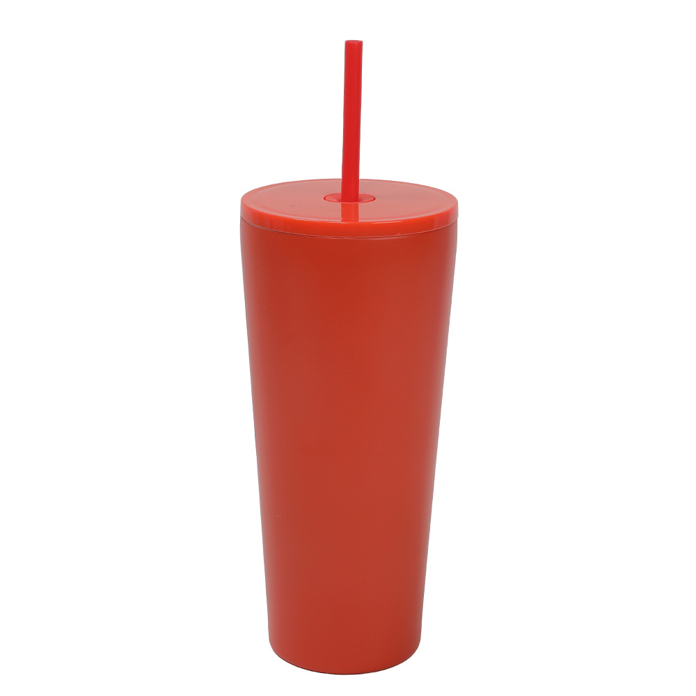 24 oz Stainless Steel Insulated Tumbler W/ Straw 4