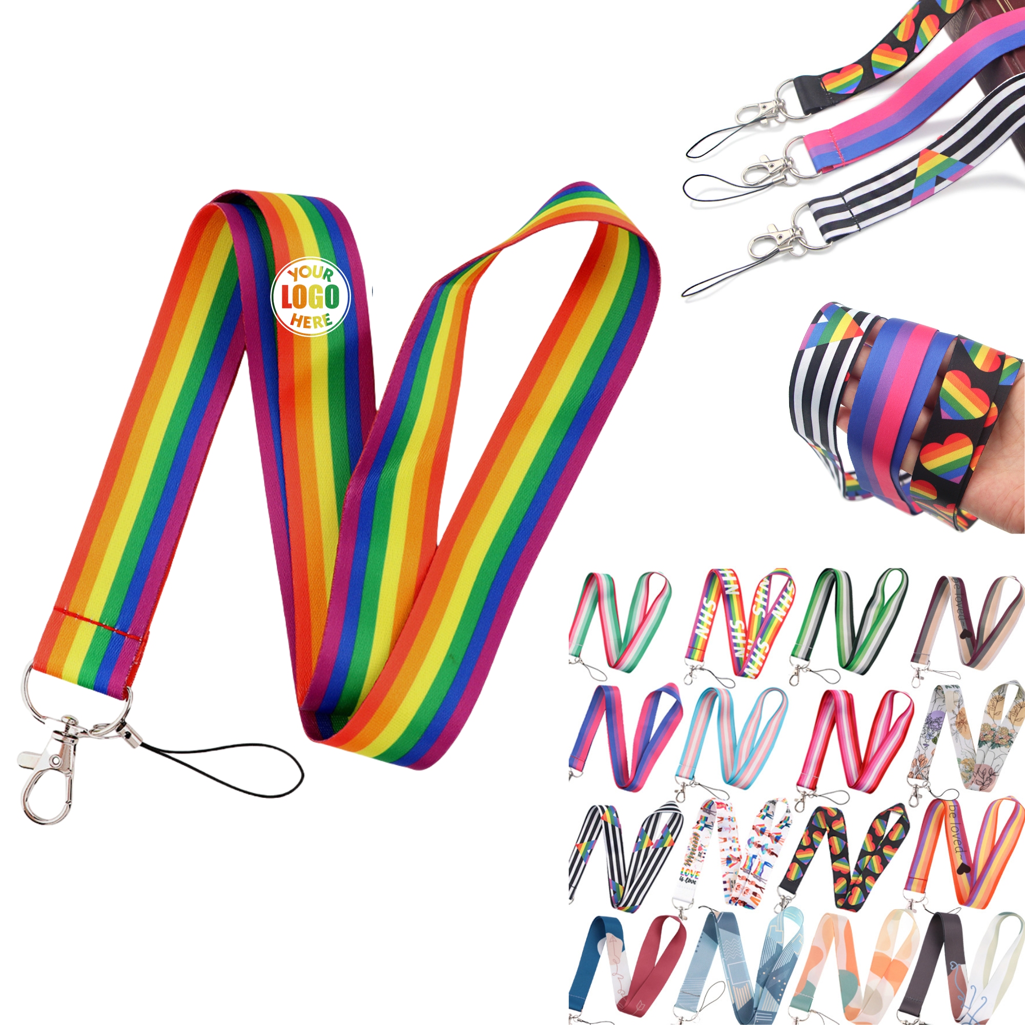 Lanyard Neck Strap w/Keychain 6