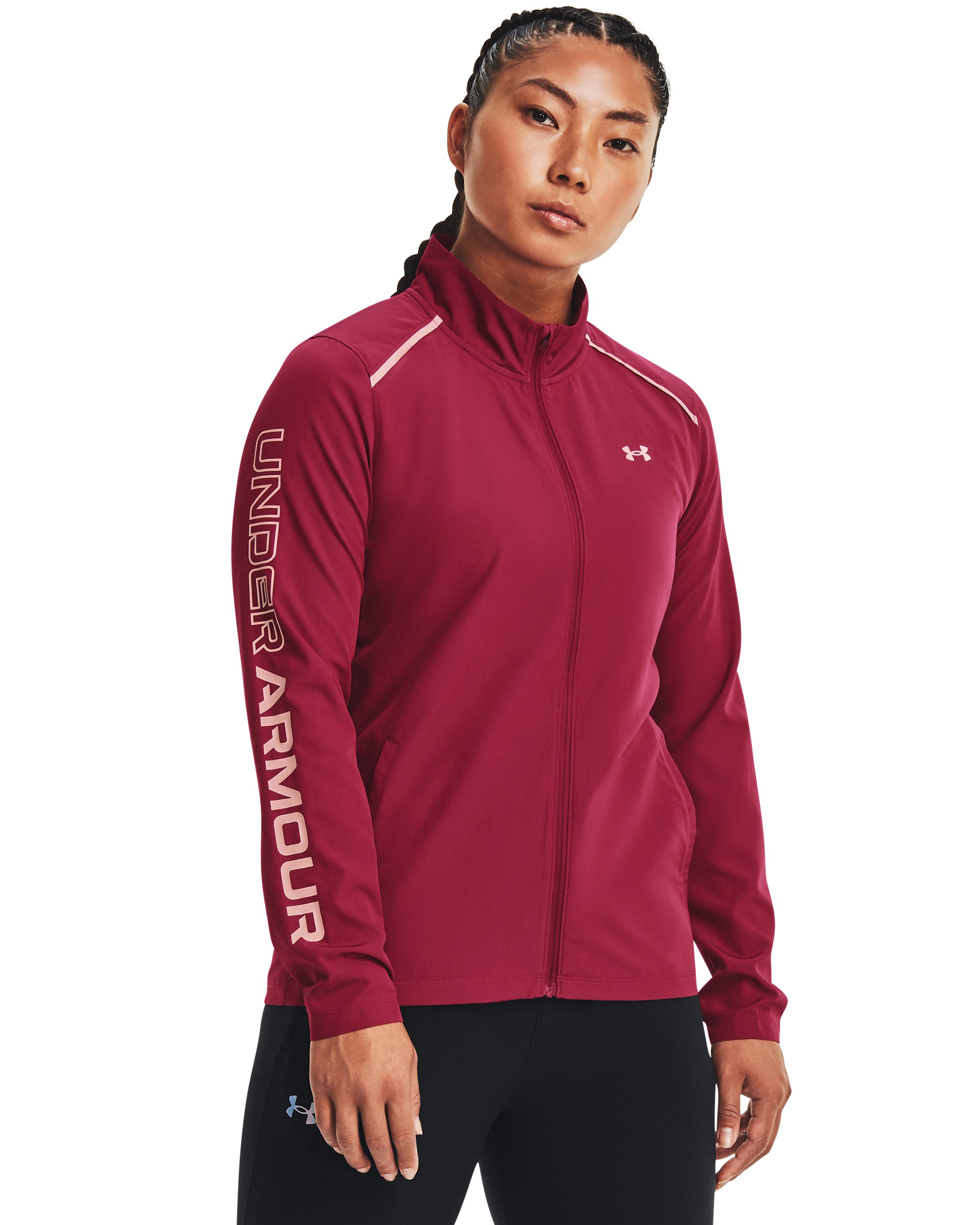 Women's UA OutRun The Rain II Jacket  2