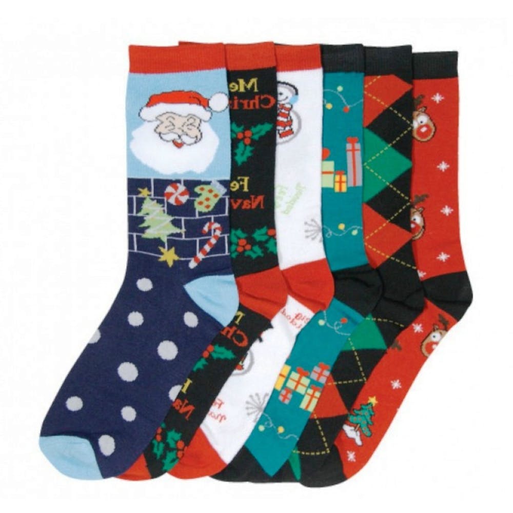 Women's Christmas Crew Socks - Size 9-11 1
