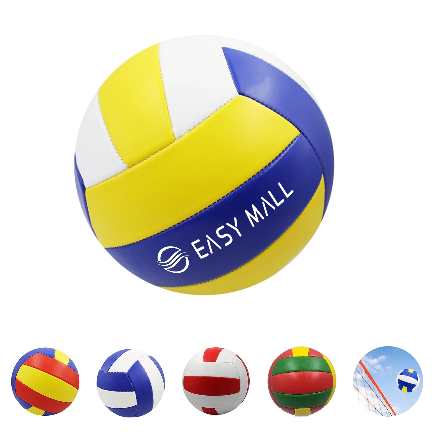 Indoor Outdoor Pu Leather Soft Volleyballs 2