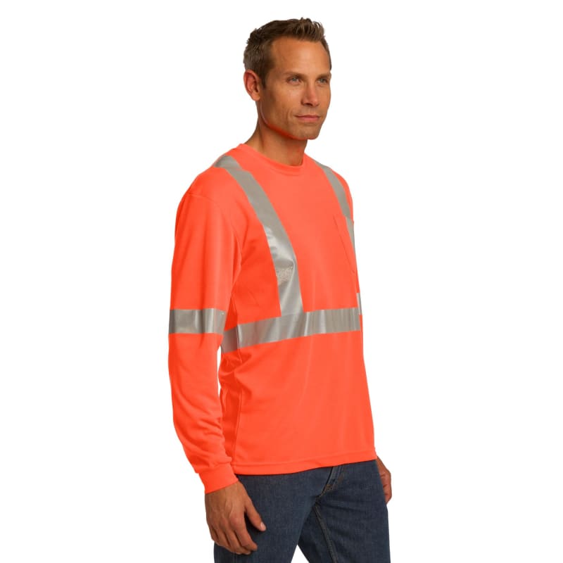 CornerStone ANSI 107 Class 2 Long Sleeve Safety T-Shirt. 5