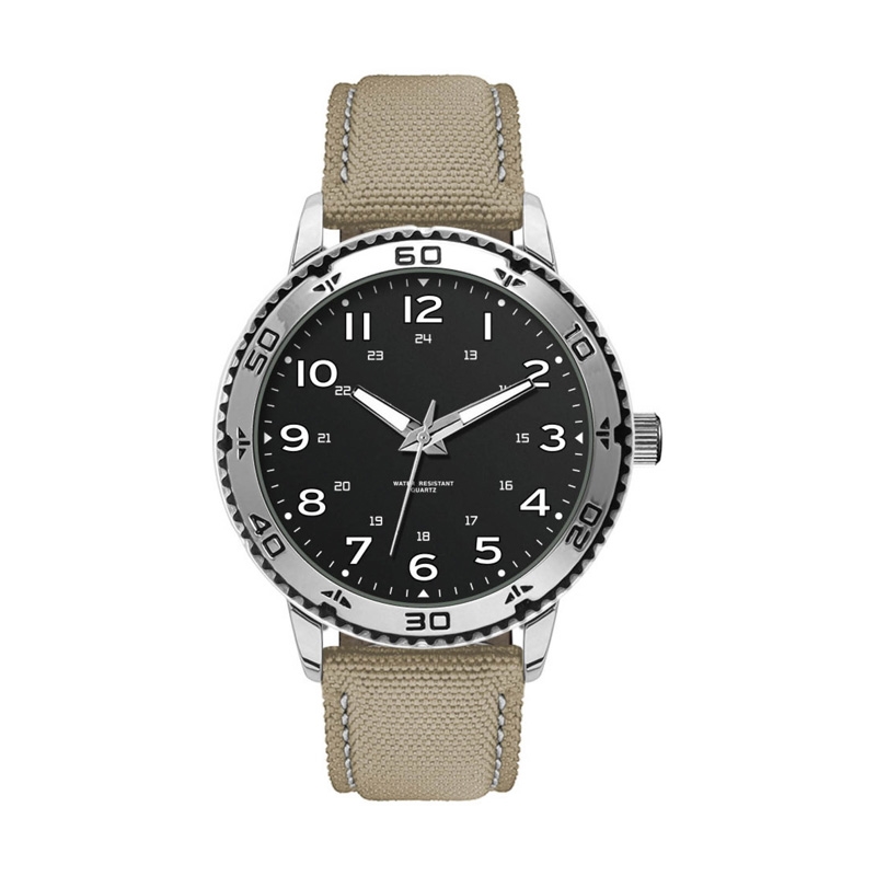 46MM, SILVER METAL CASE, 3-HAND MVT 2