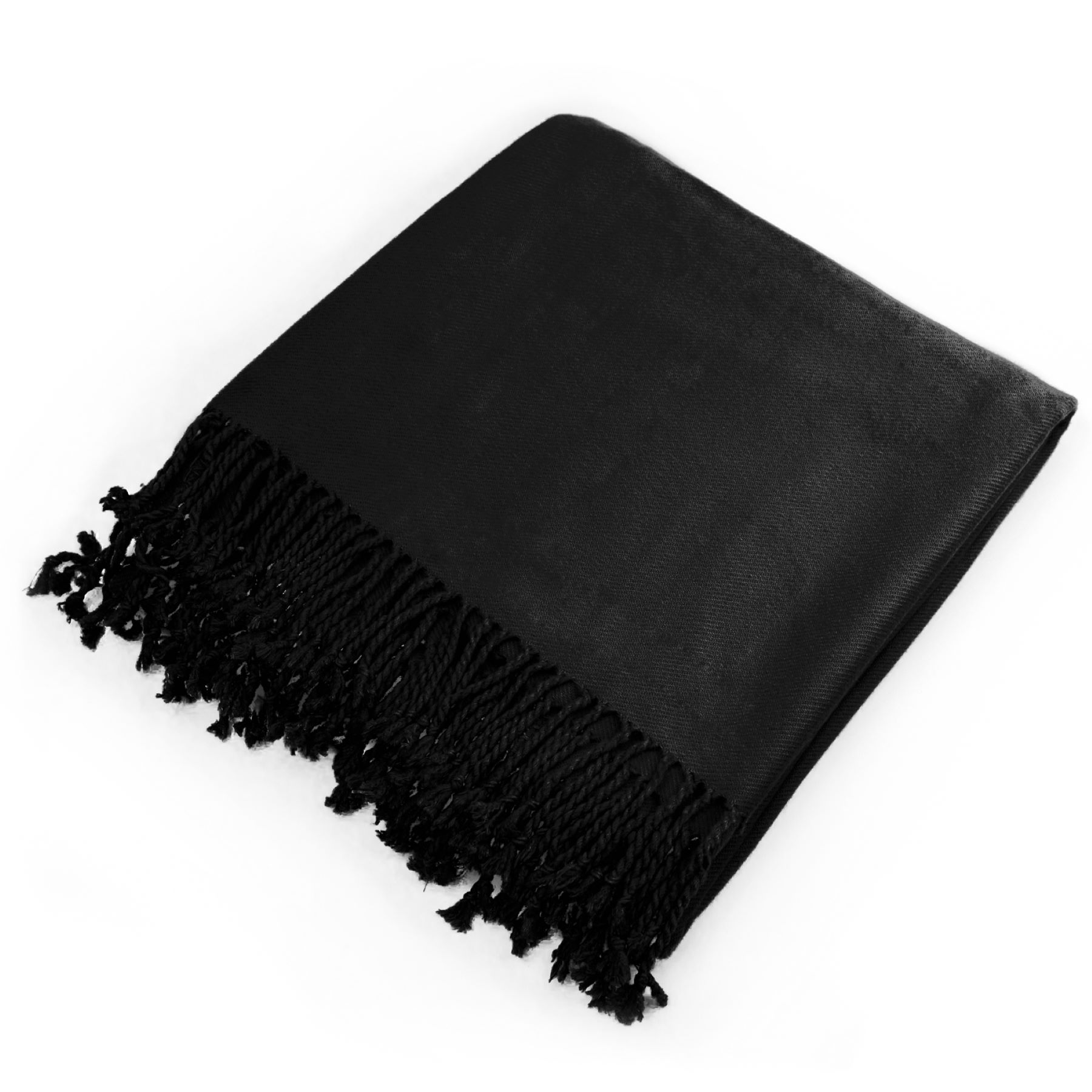Black Peruvian Alpaca Blend Oversized Throw Blanket 1