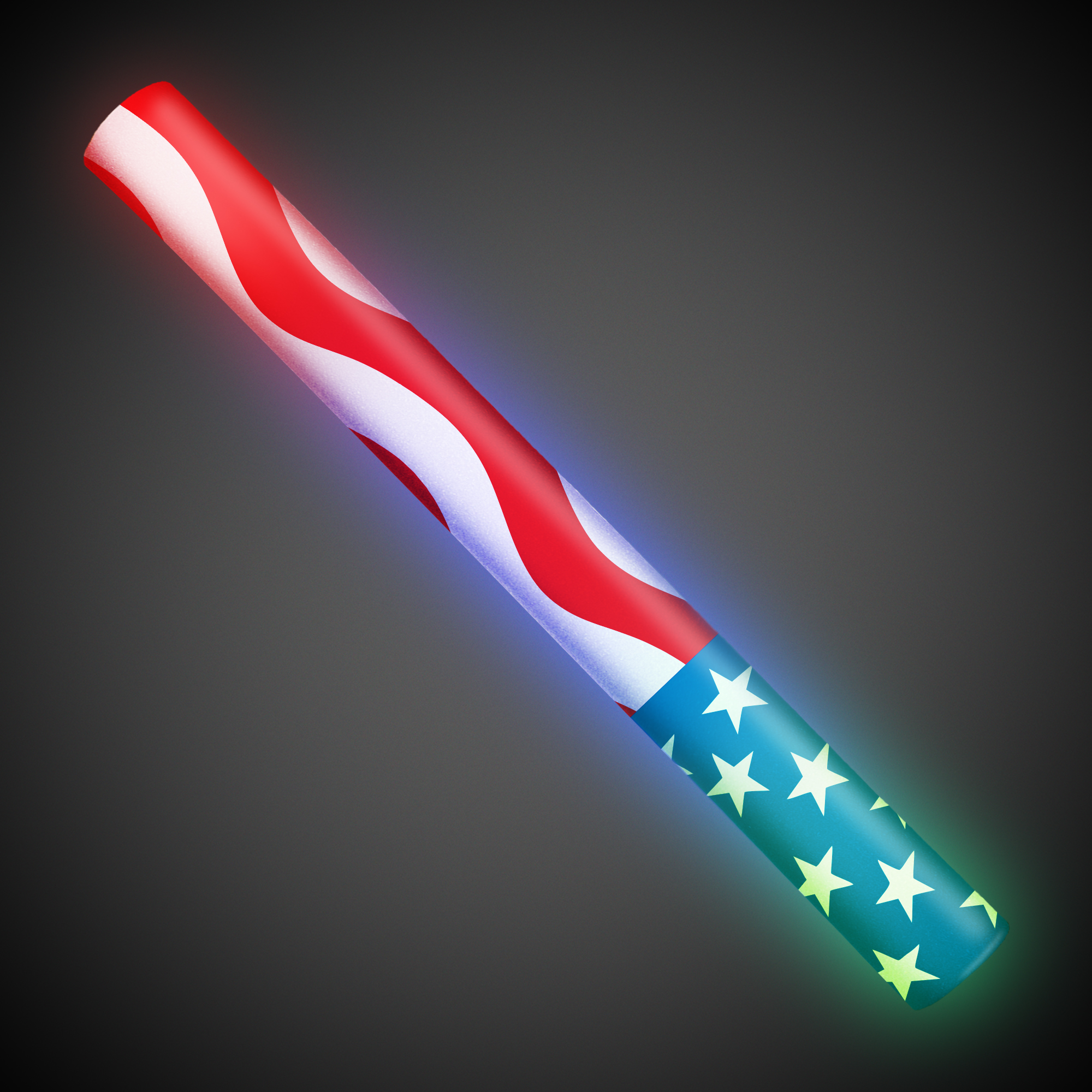 Patriotic 16" Sleeved Light Up LED Glow Lumiton 9