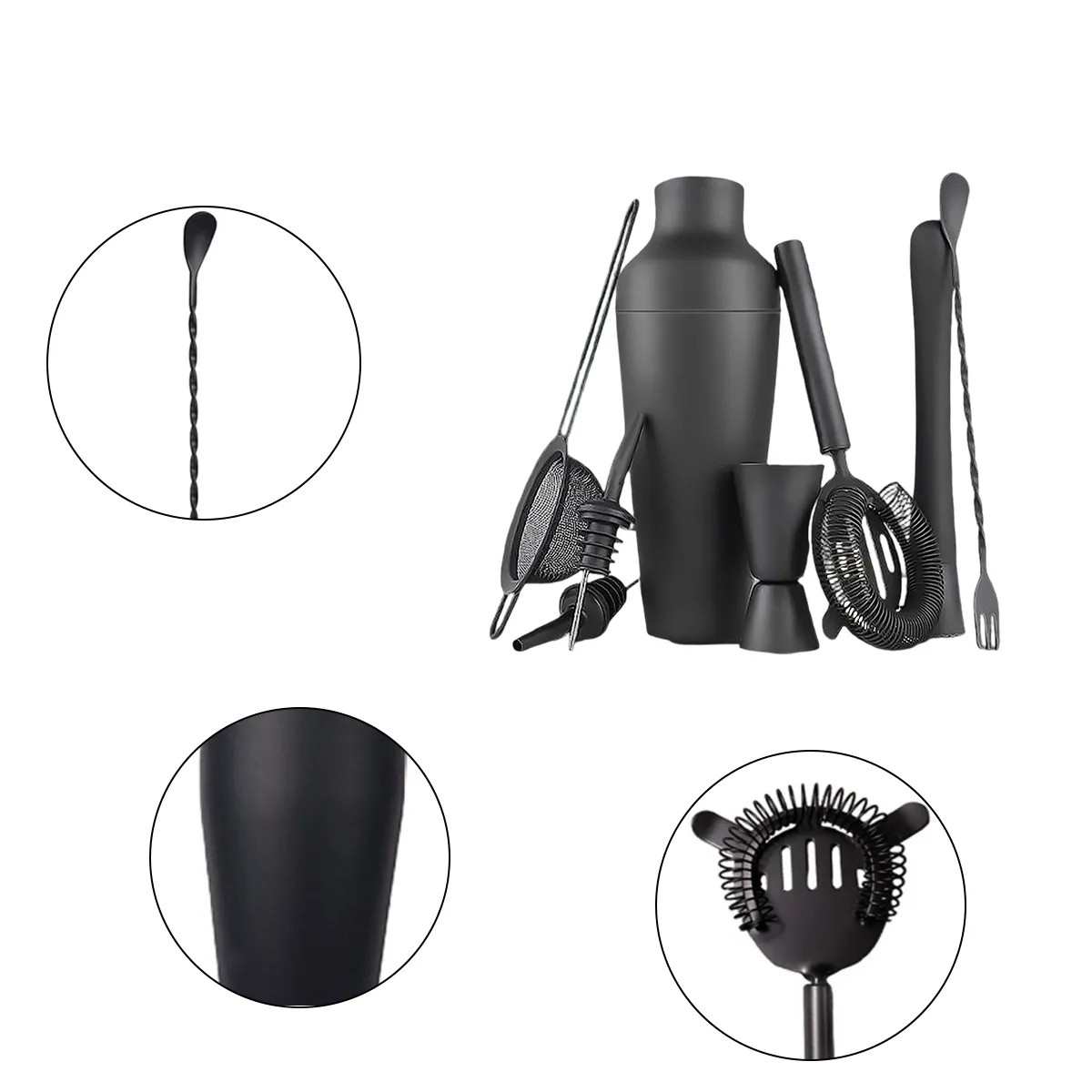 Wine Bottle Shaped  Accessory Gift Set 12