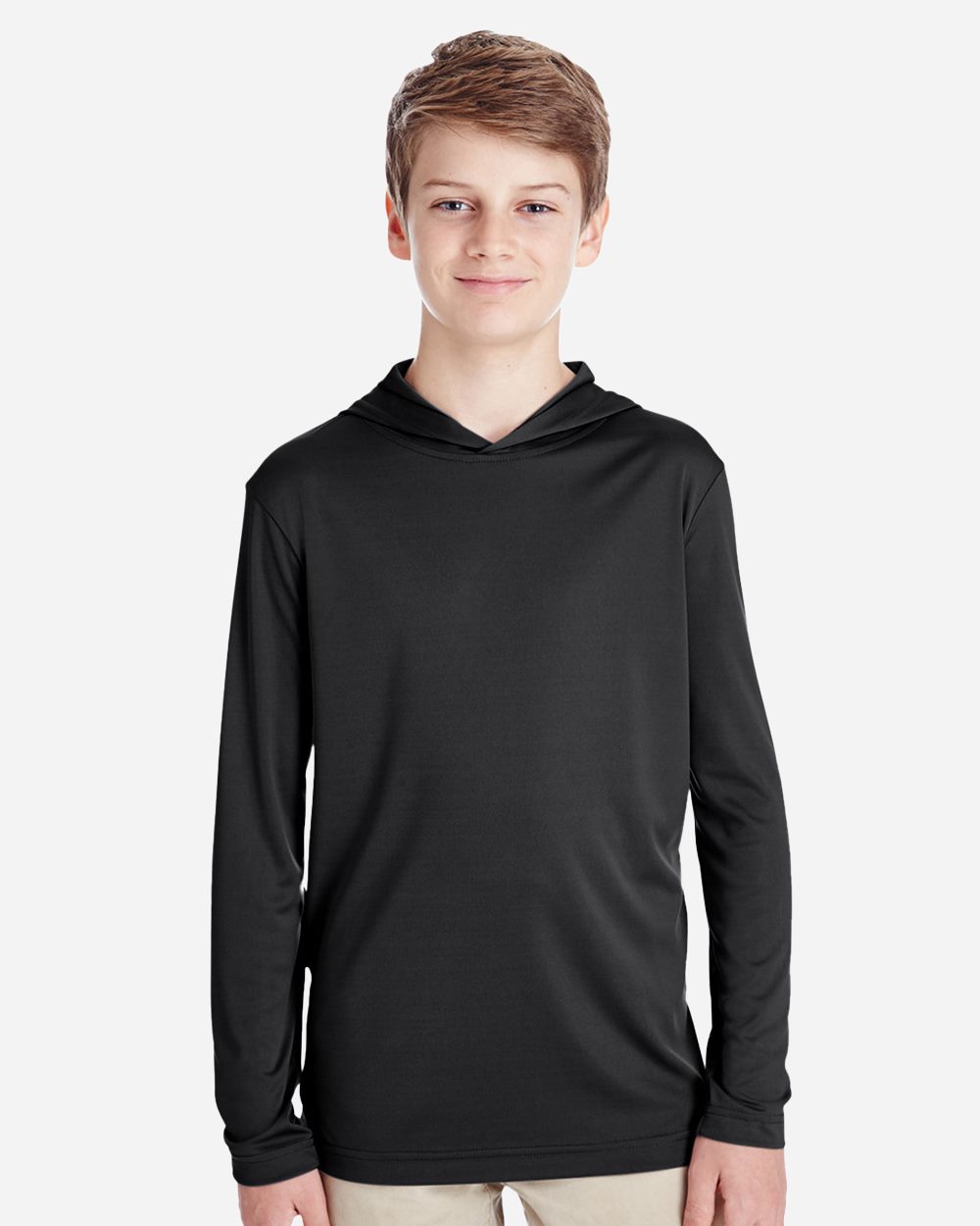 Youth Zone Performance Hooded Long Sleeve T-Shirt - TT41Y 41