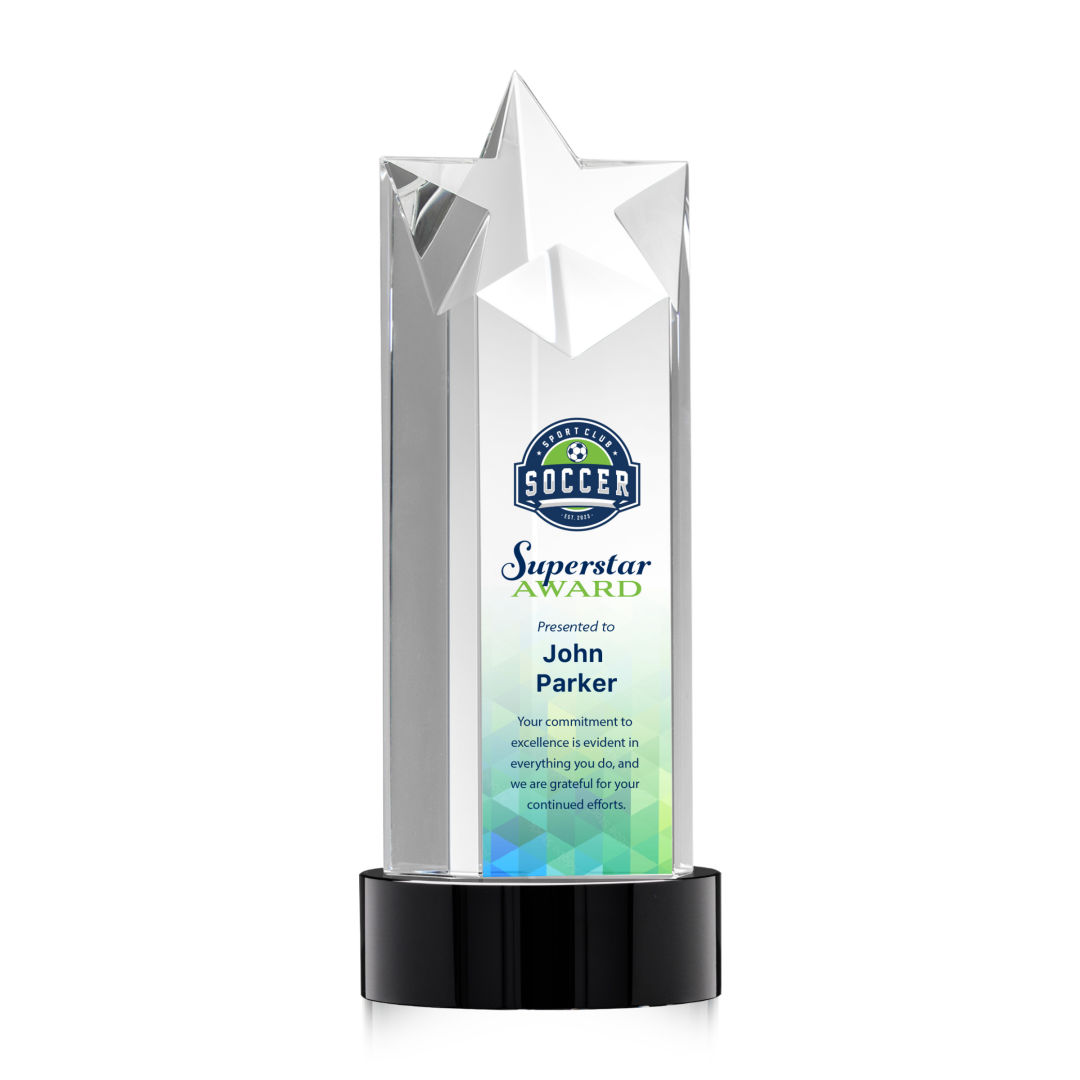 Berkeley VividPrint™ Award on Stanrich Base - Black 3