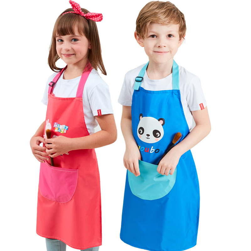 Waterproof High Quality Child Apron w/o Sleeves 2
