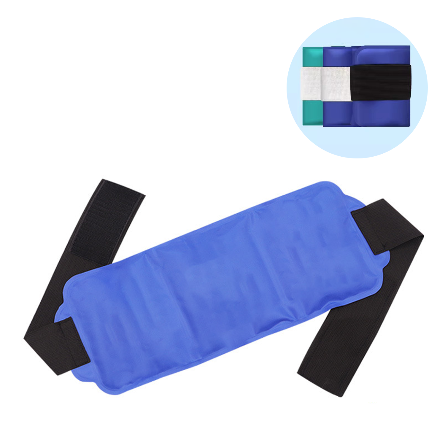 Reusable Gel Cold & Hot Therapy Pack with Strap 3