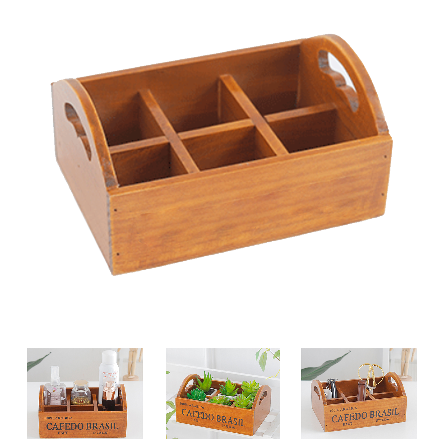 Wooden Multi-Functional Pen Organizer 2