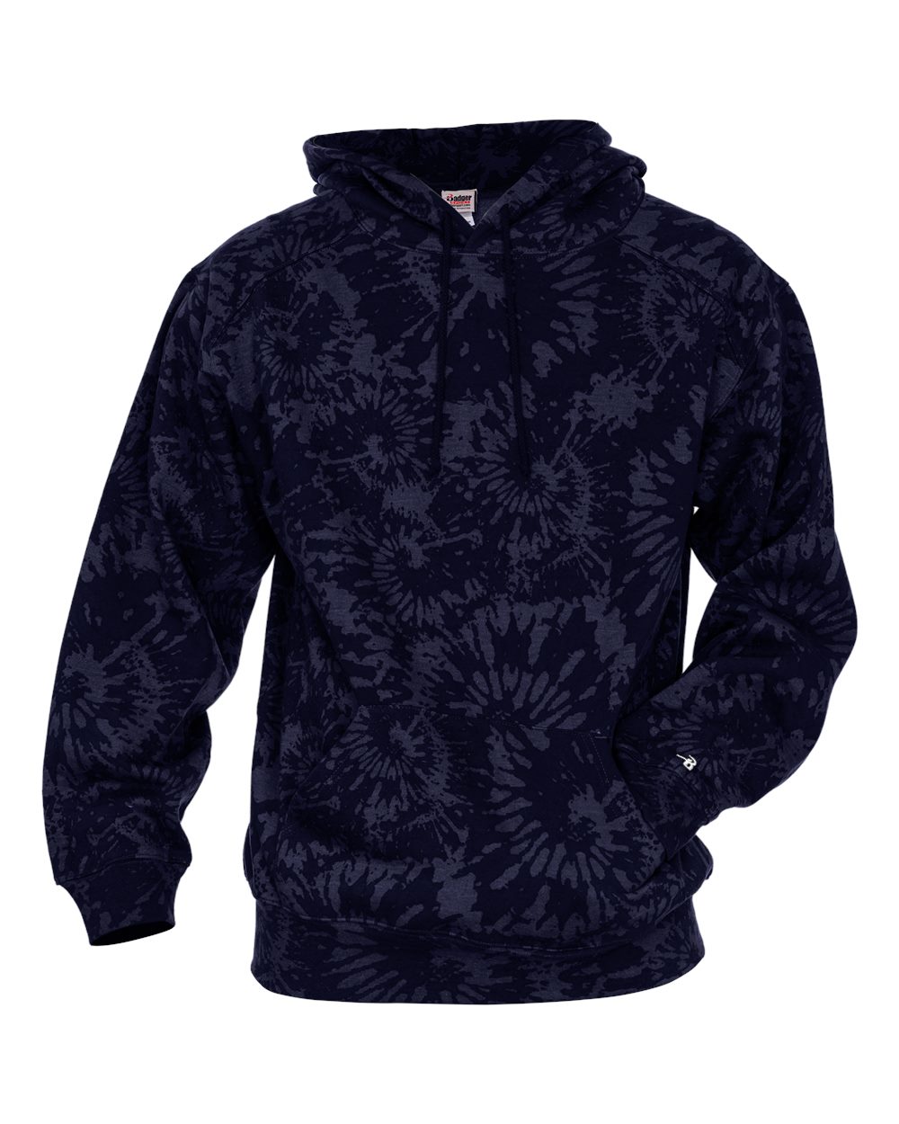 Unisex Tie-Dyed Triblend Hooded Sweatshirt - 1275 19