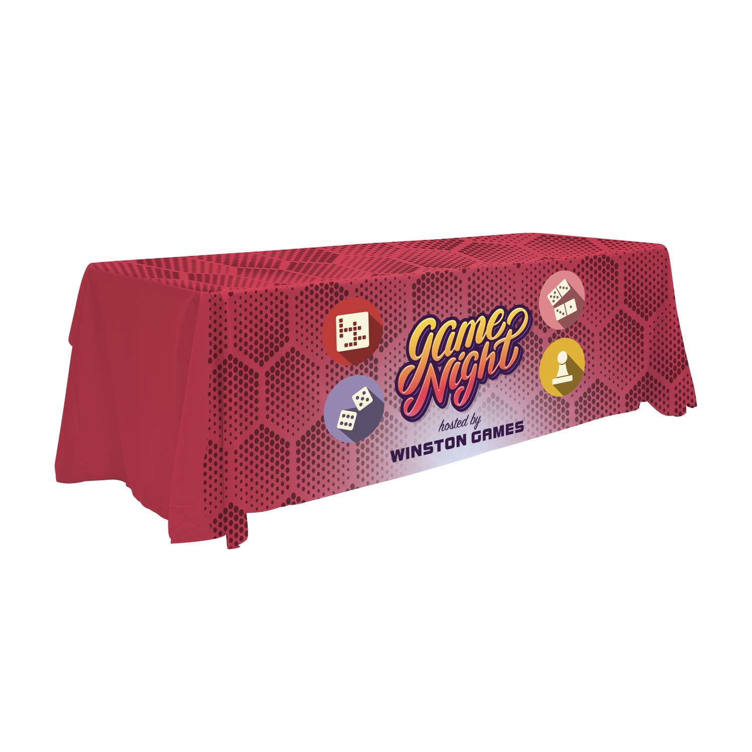 8' Antimicrobial 4-Sided Throw Full-Color Full-Bleed
