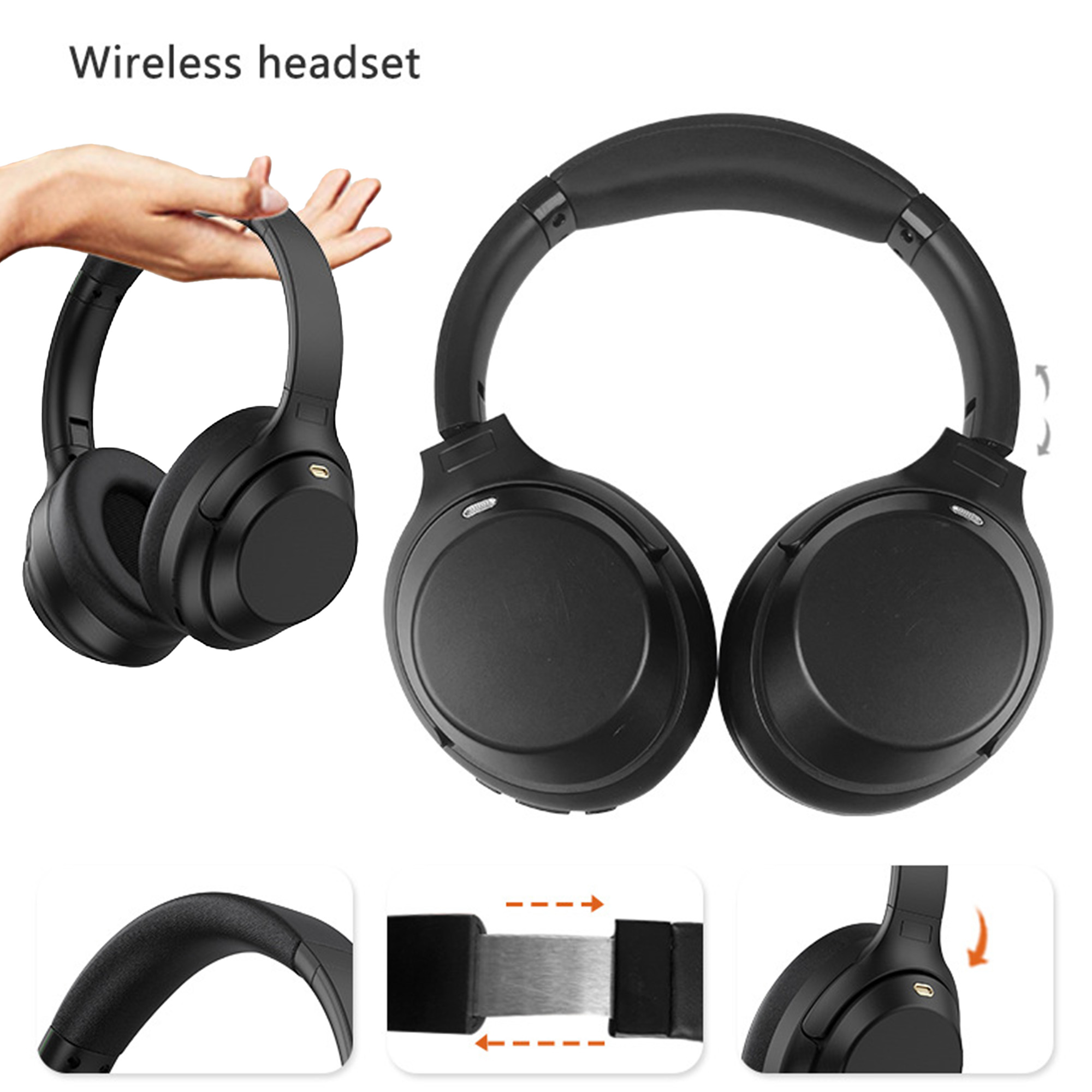 Wireless ANC Active Noise Cancelling Headphones 3
