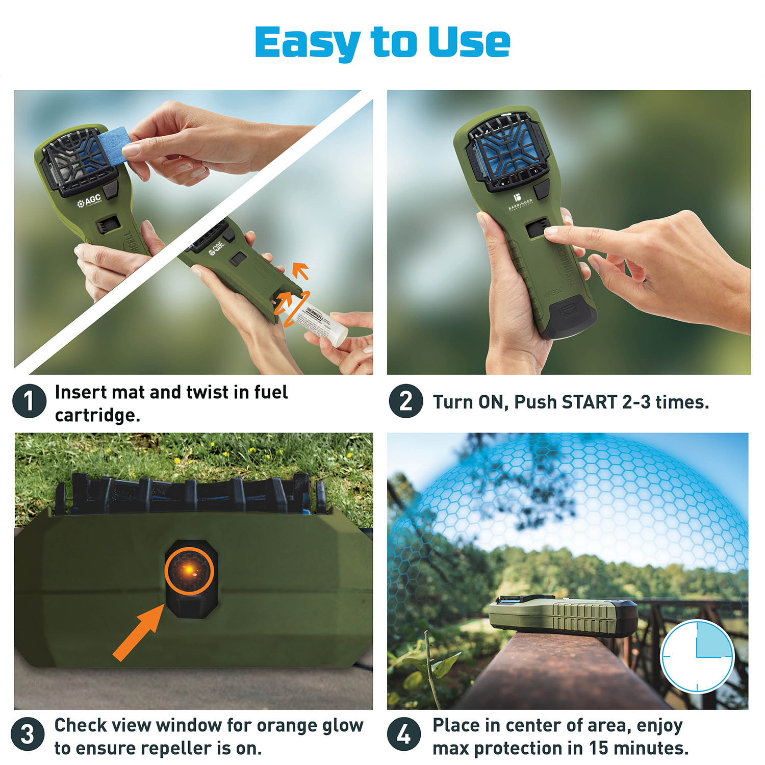 Thermacell® Portable Mosquito Repeller Hunt Pack 9