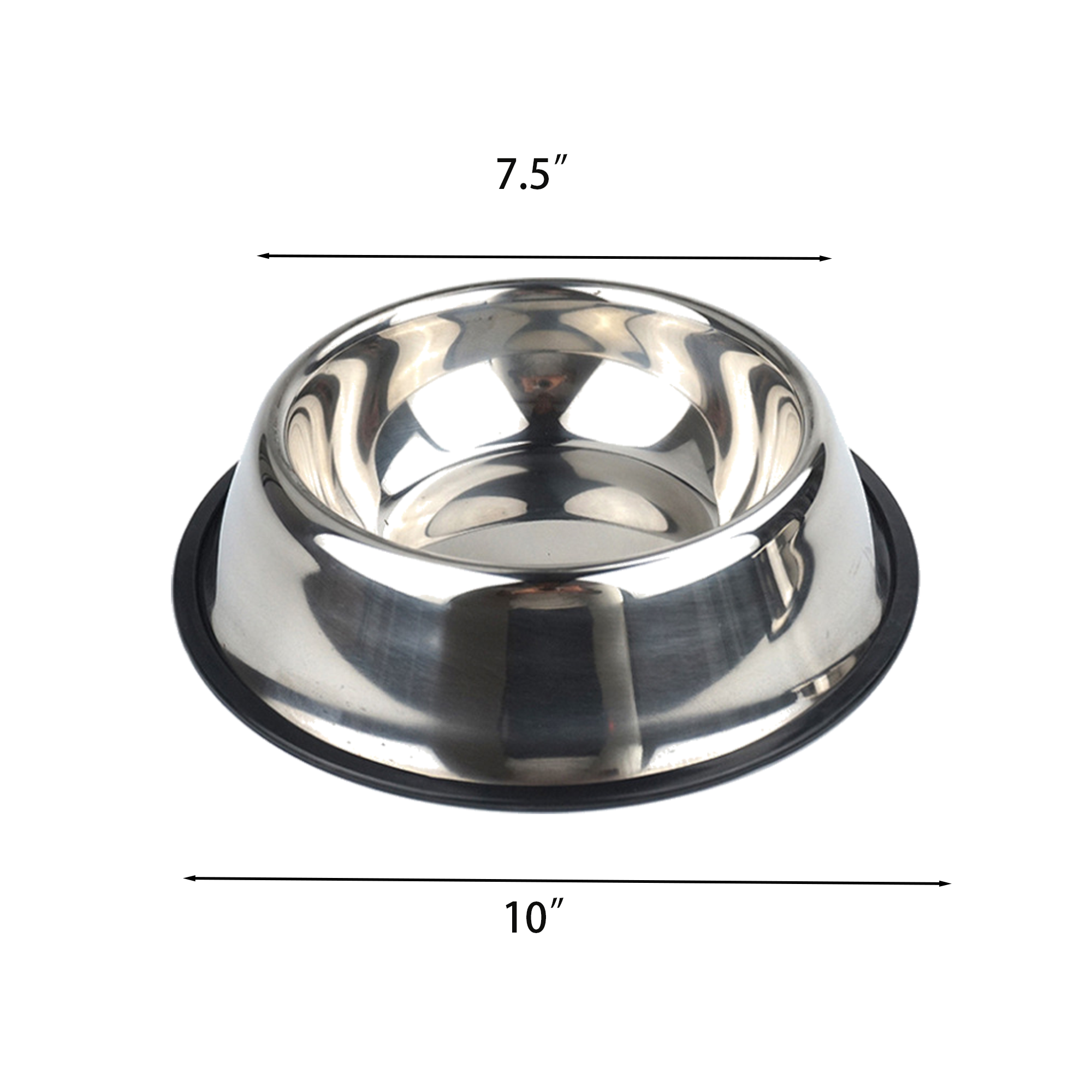 MOQ 20 Heavy-Duty Stainless Steel Pet Bowl 4