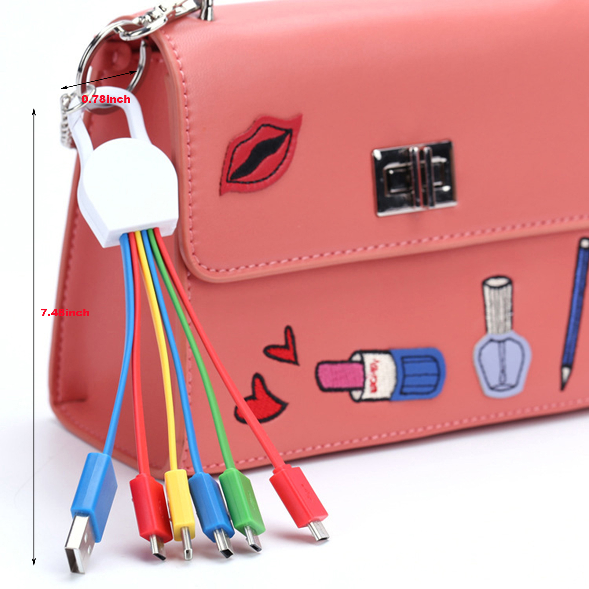 6-in-1 Keychain Charging Wire 1