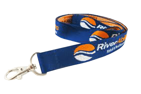5/8" Custom Woven Canvas Lanyard 3