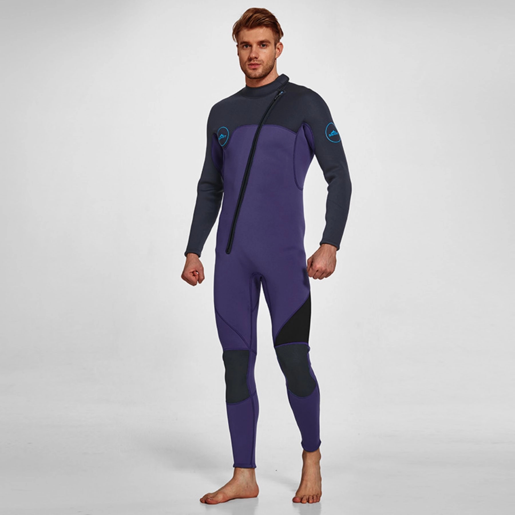 Wetsuit Men 3Mm Neoprene Full Body Diving Suits Long Sleeve 2