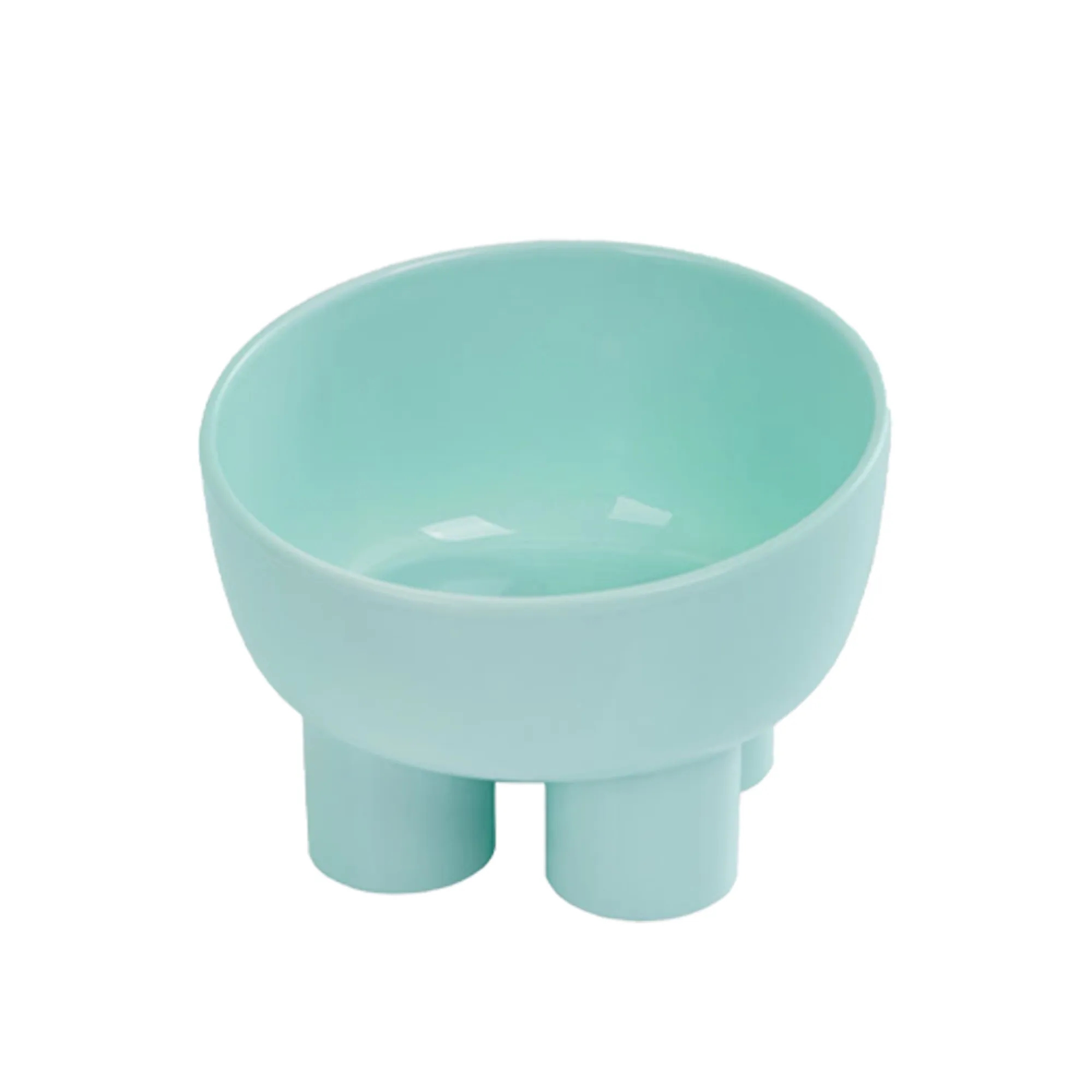 Elephant Leg Style Tilted Anti-Spill Pet Bowl 10