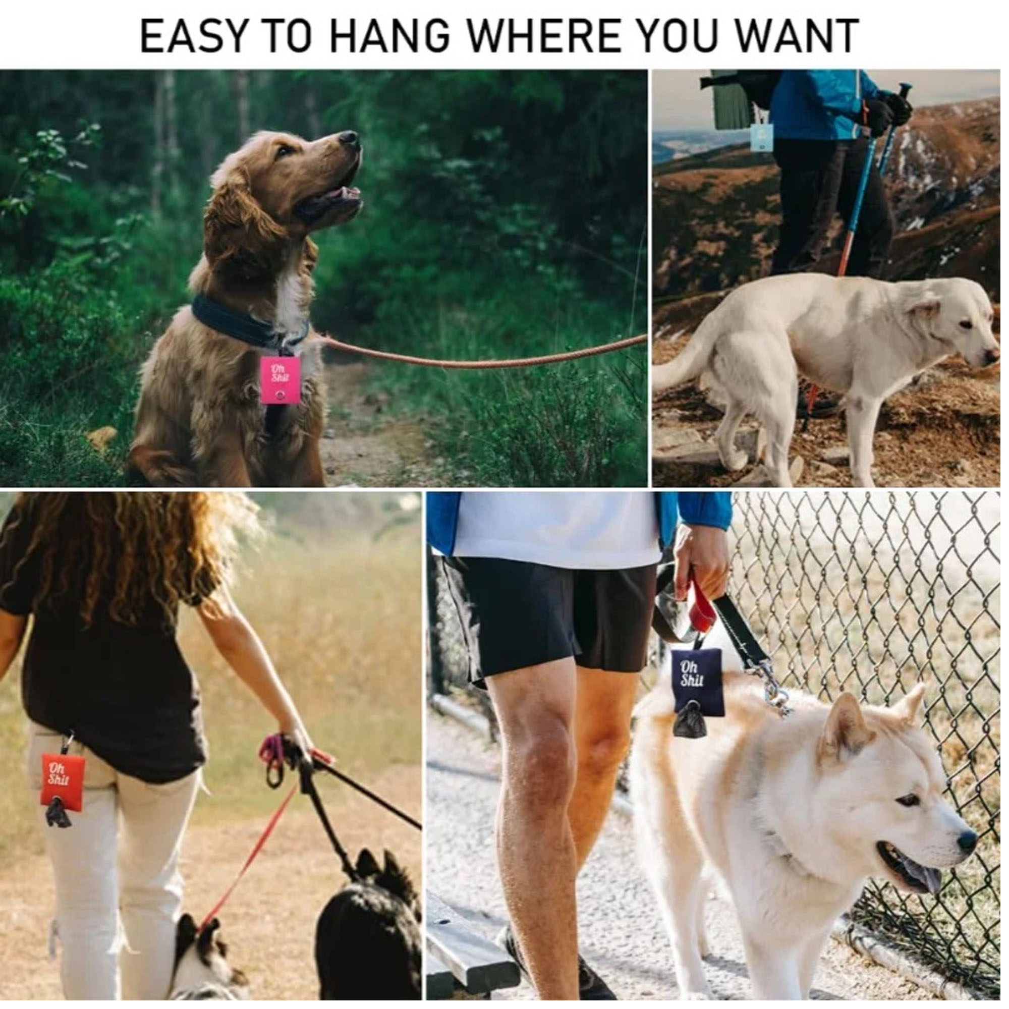 Cloth Humorous Waste Bag Holder With Convenient Design For Pet Owners 1