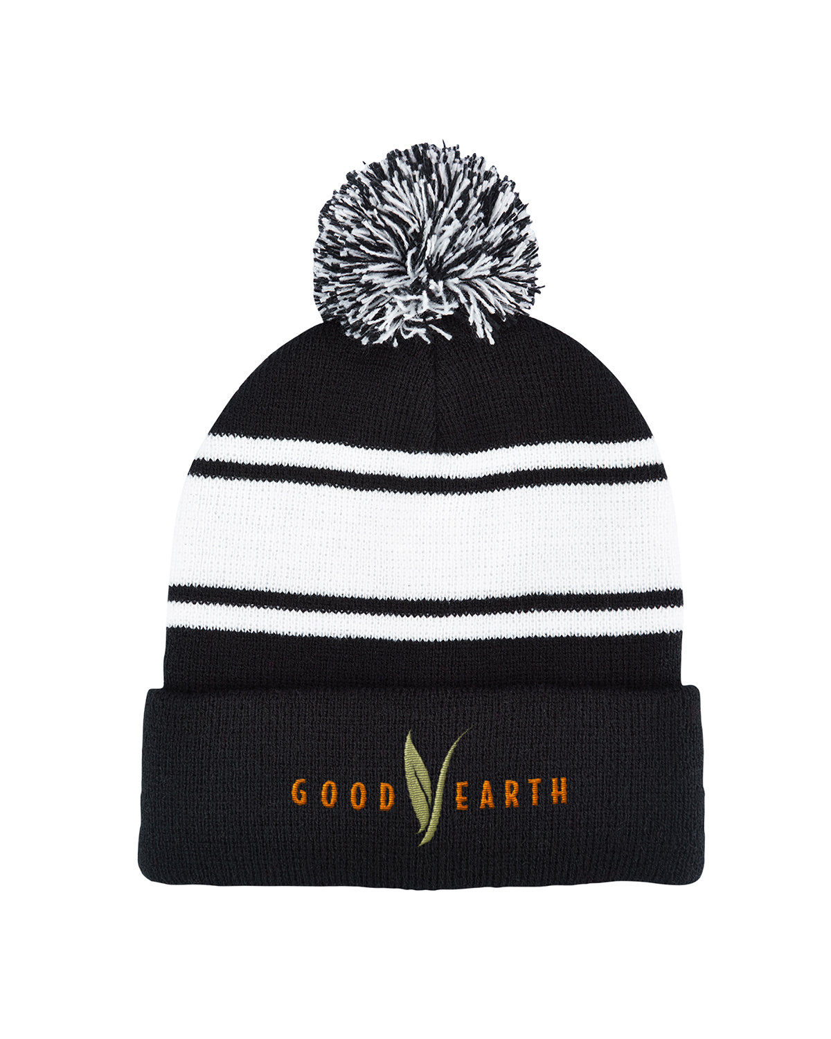 Knit Beanie With Pom Pom 2