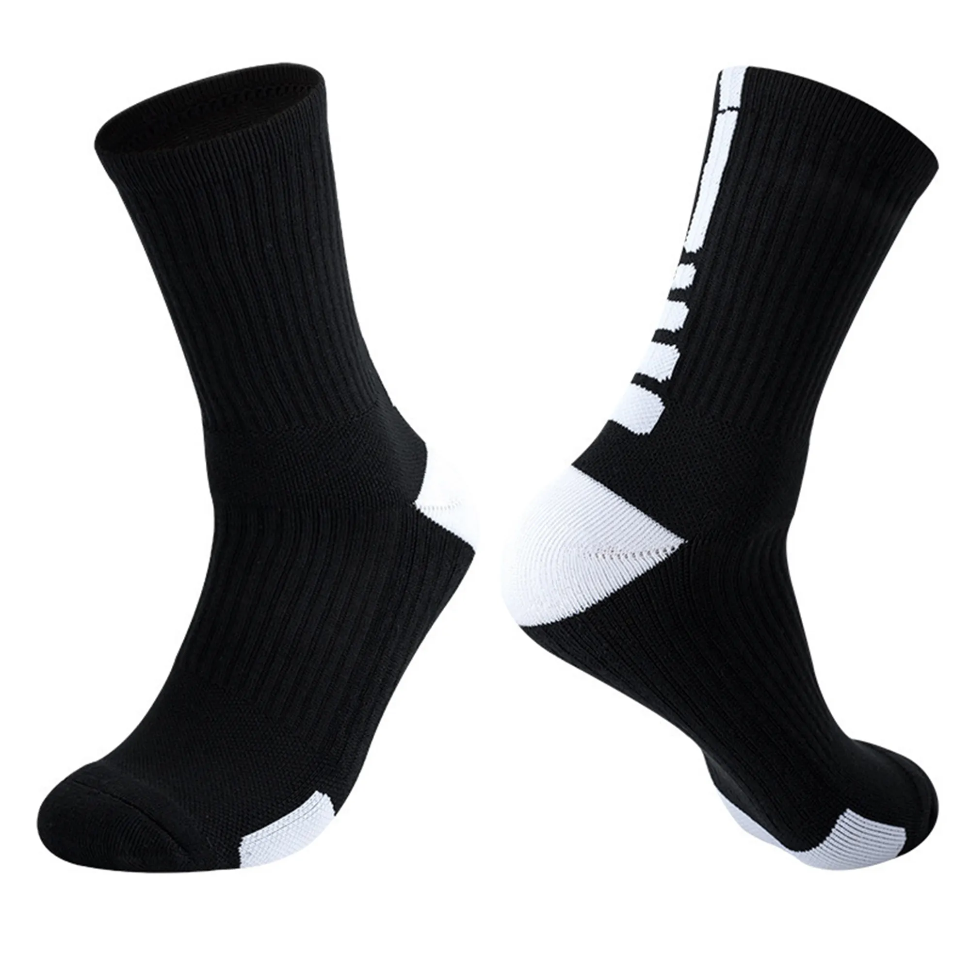 MOQ 50 Towel Bottom Elite Basketball Crew Socks 5