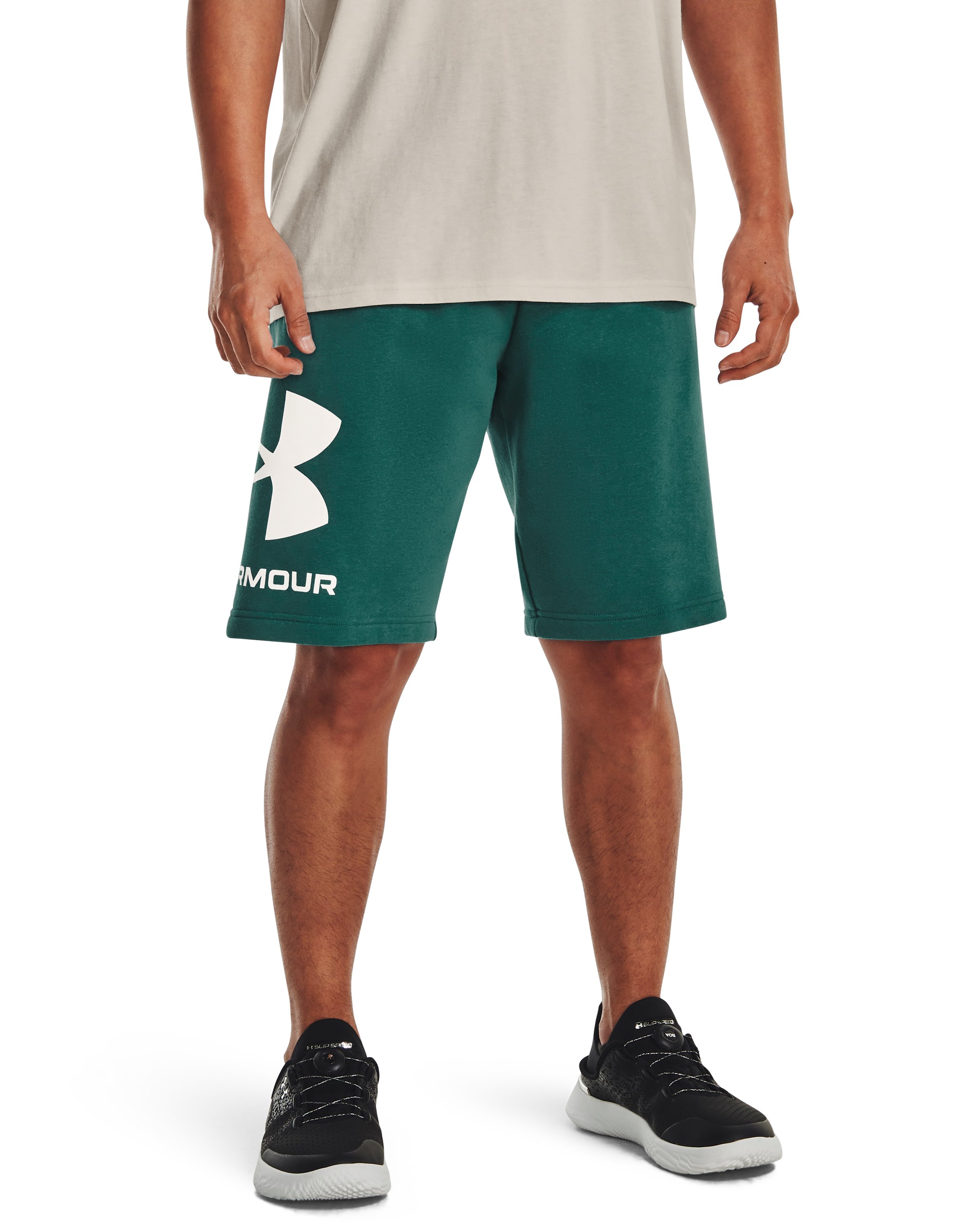 UA Rival Fleece Big Logo Men's Shorts 3