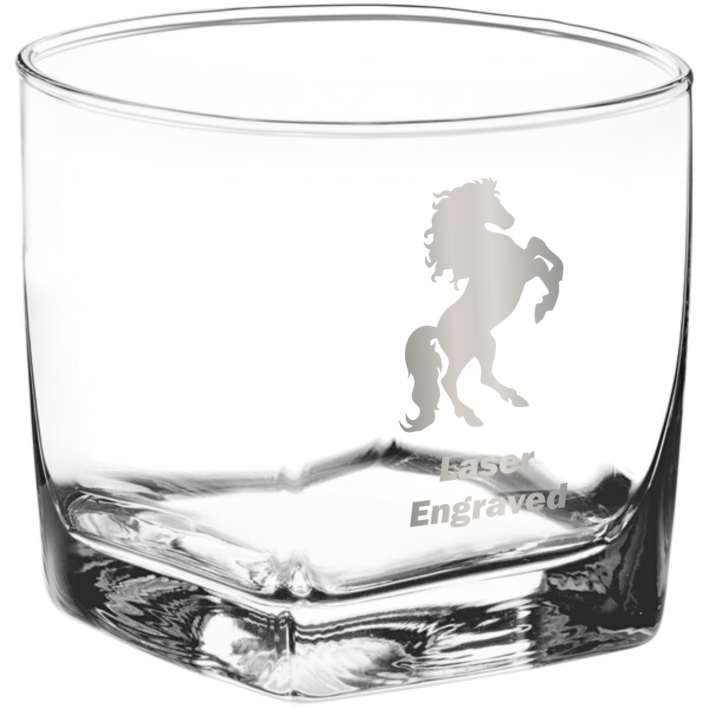 Acopa 10 oz Square Stackable Rocks | Old Fashioned Glass