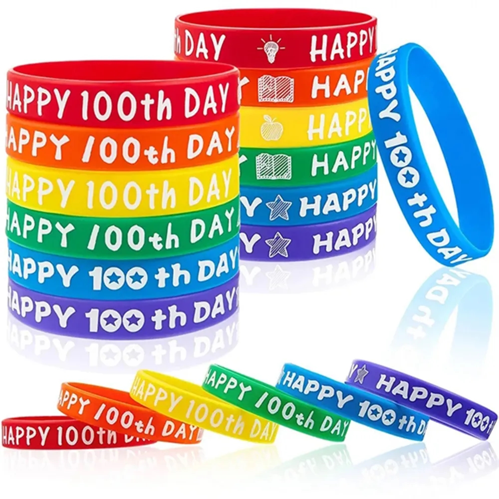 1/2" Width Silicone Wristband Custom Bracelet 3