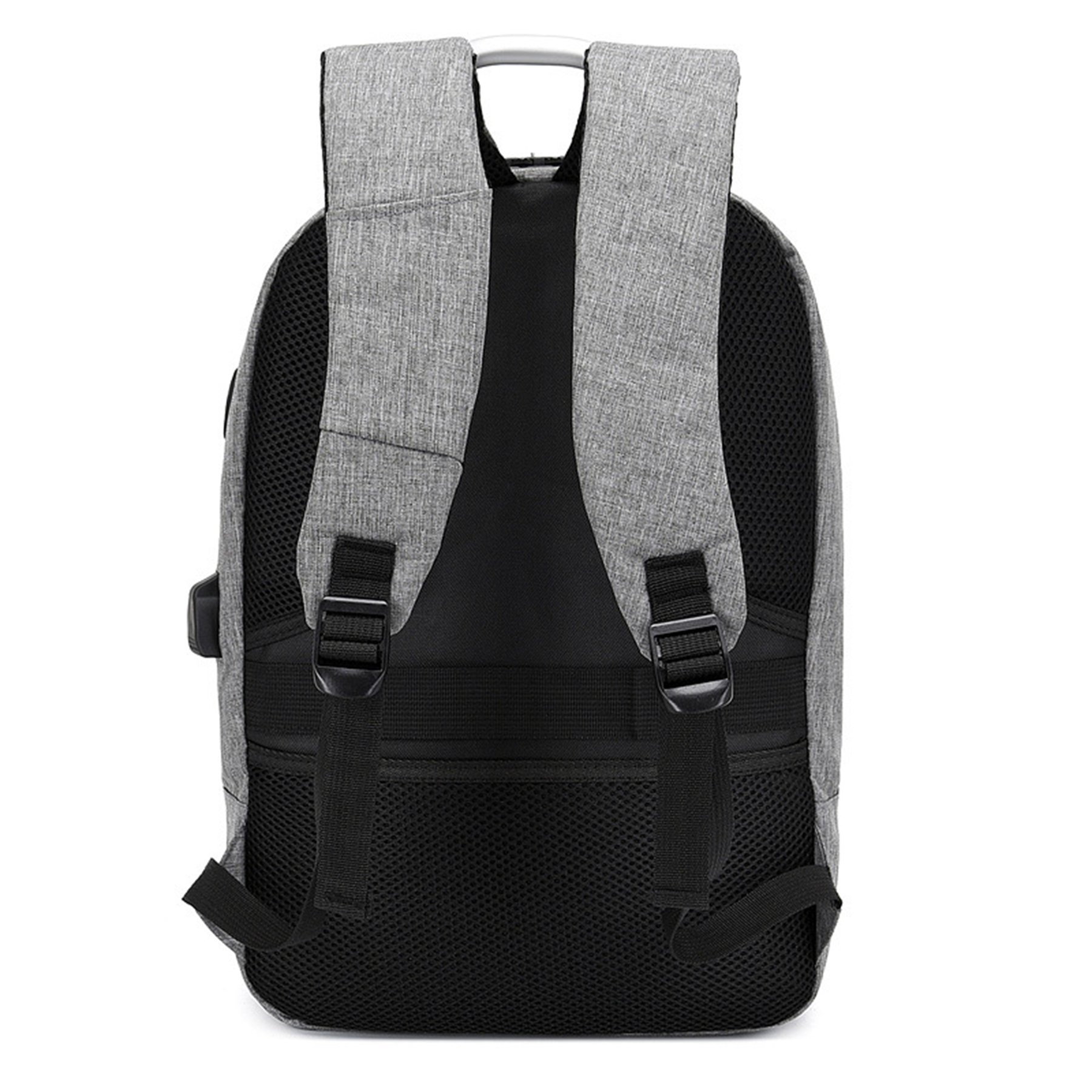 Travel Earphone Port And Password Lock Computer Backpack 4