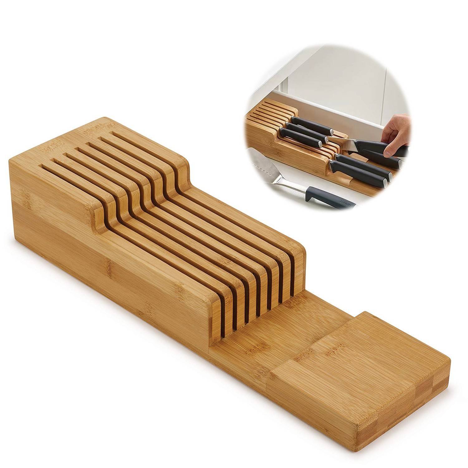 Bamboo Knife Organizer 3