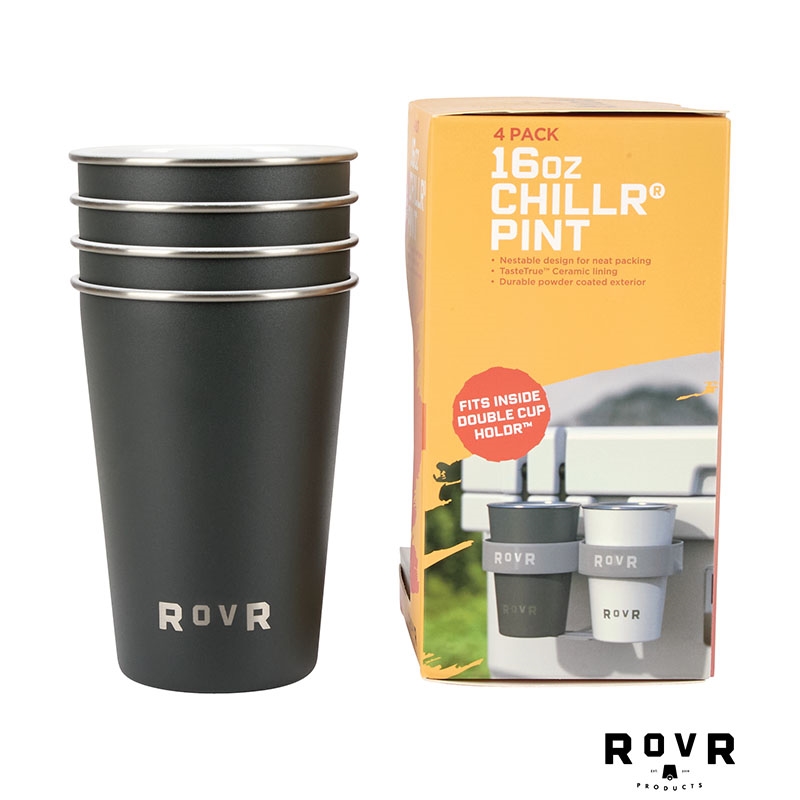 RovR® Pack of 4, 16 oz. Single Wall Beer Pints 8