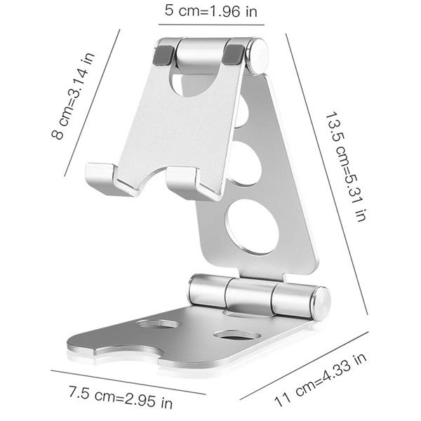 Desktop Foldable Dual Rotation Tablet Mobile Phone Holder 1