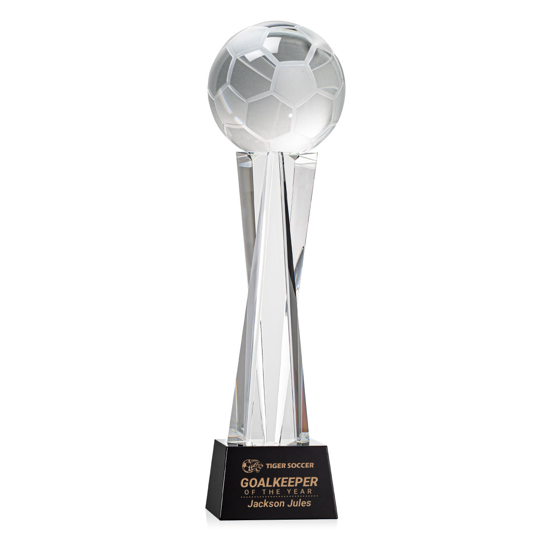 Soccer Ball Award on Grafton Base - Black 7