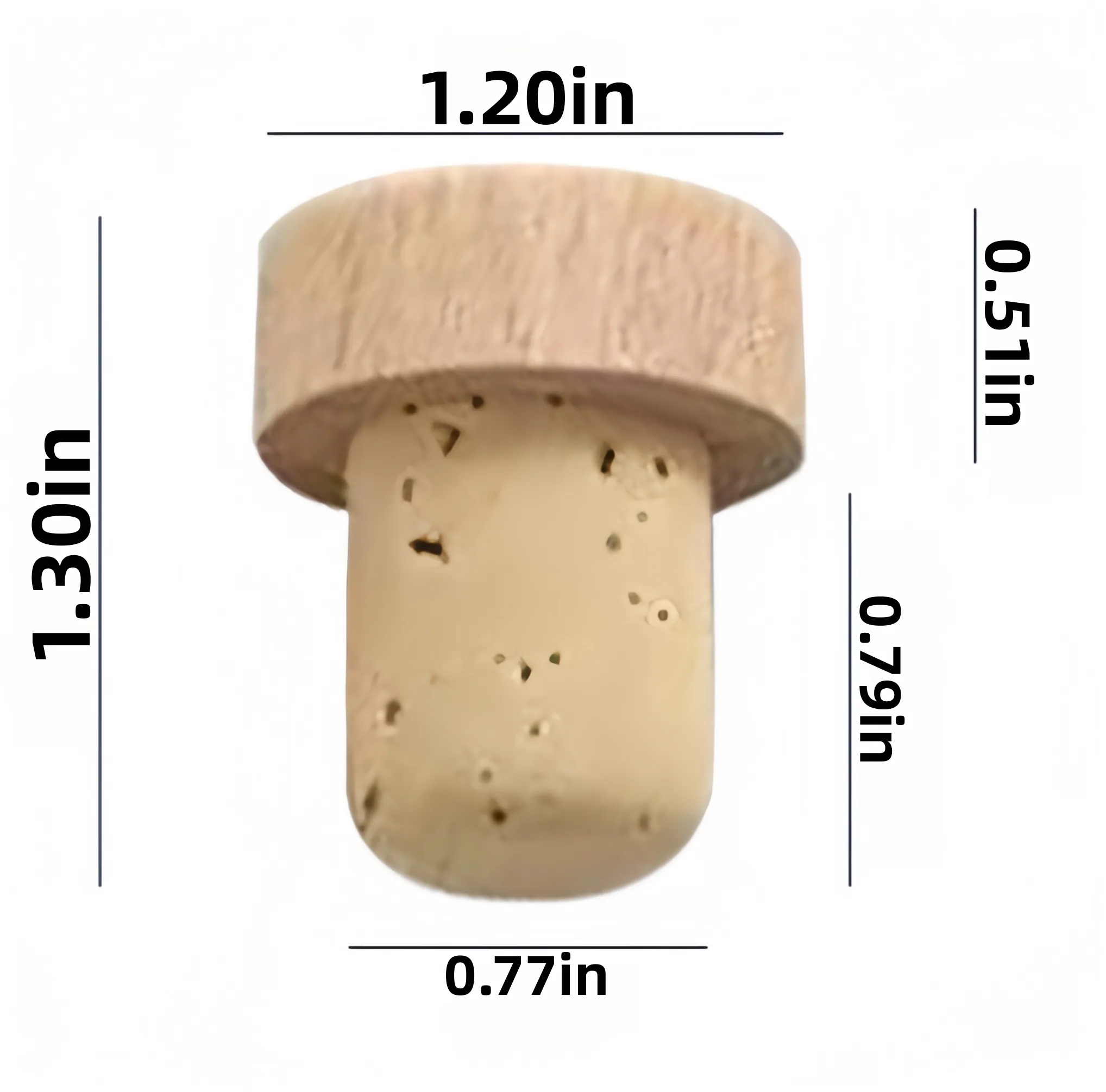 Natural Beechwood Wine Stopper Cork 1