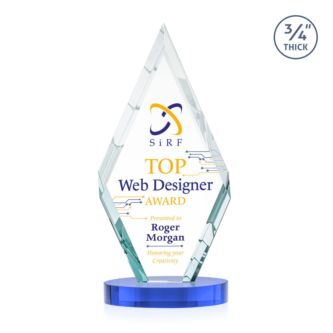 Richmond VividPrint™ Award on Alberton Base - Sky Blue 2