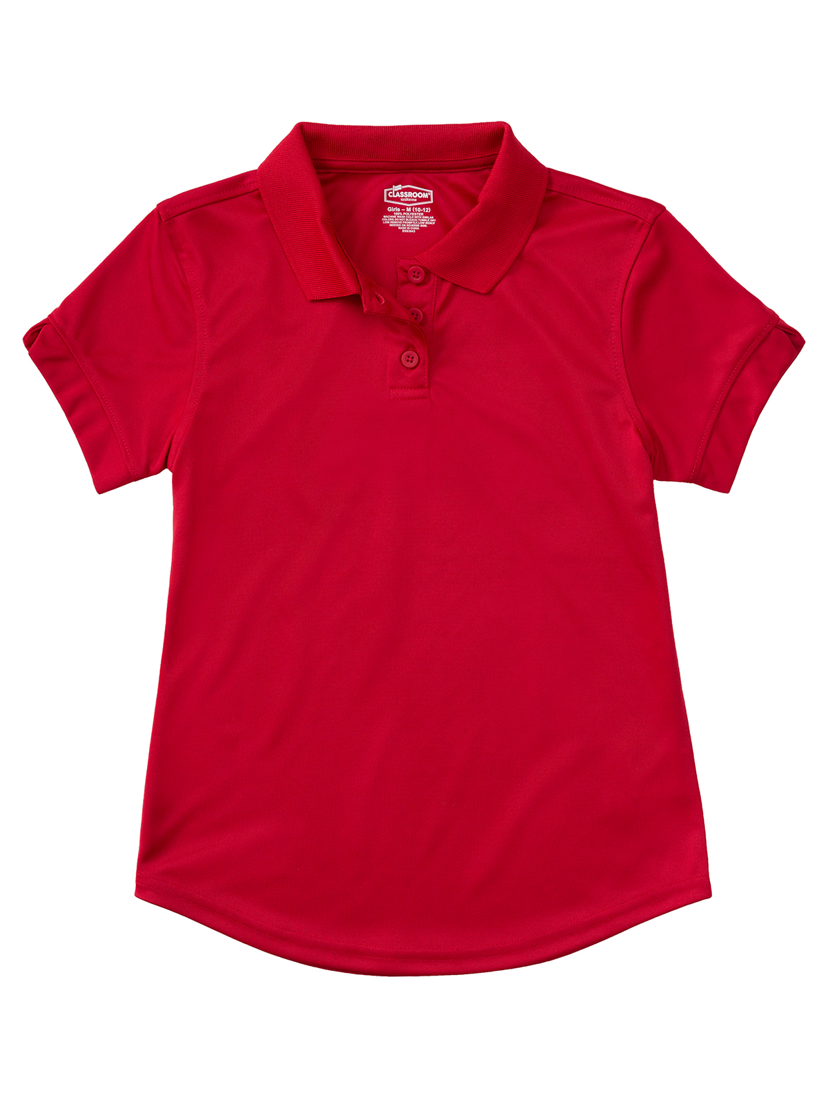 Classroom Uniforms - Girls' Short Sleeve Moisture Wicking Polo 10