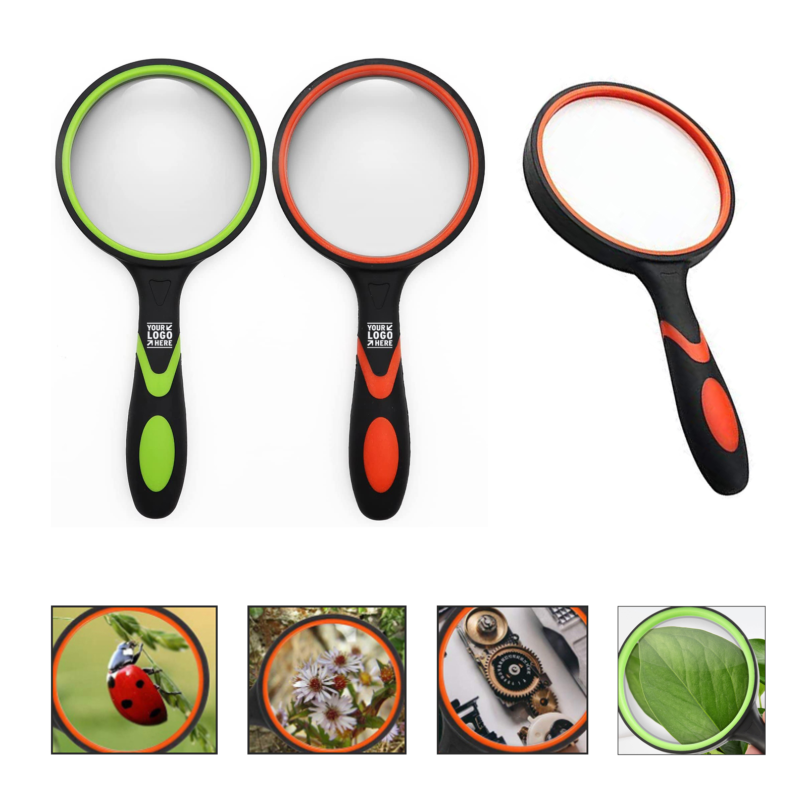 75mm 10X Handheld Magnifying Glass