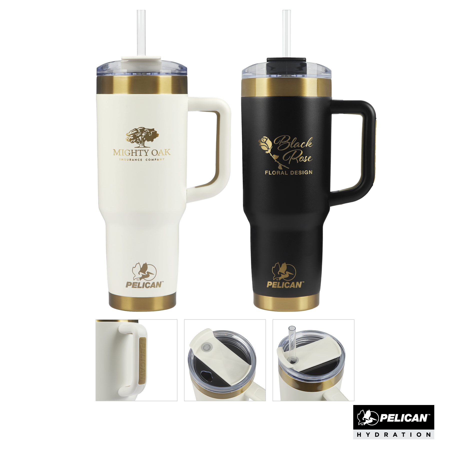 Pelican Porter™ 40 oz. Double Wall Stainless Steel Travel Tumbler - Glow Collection 41