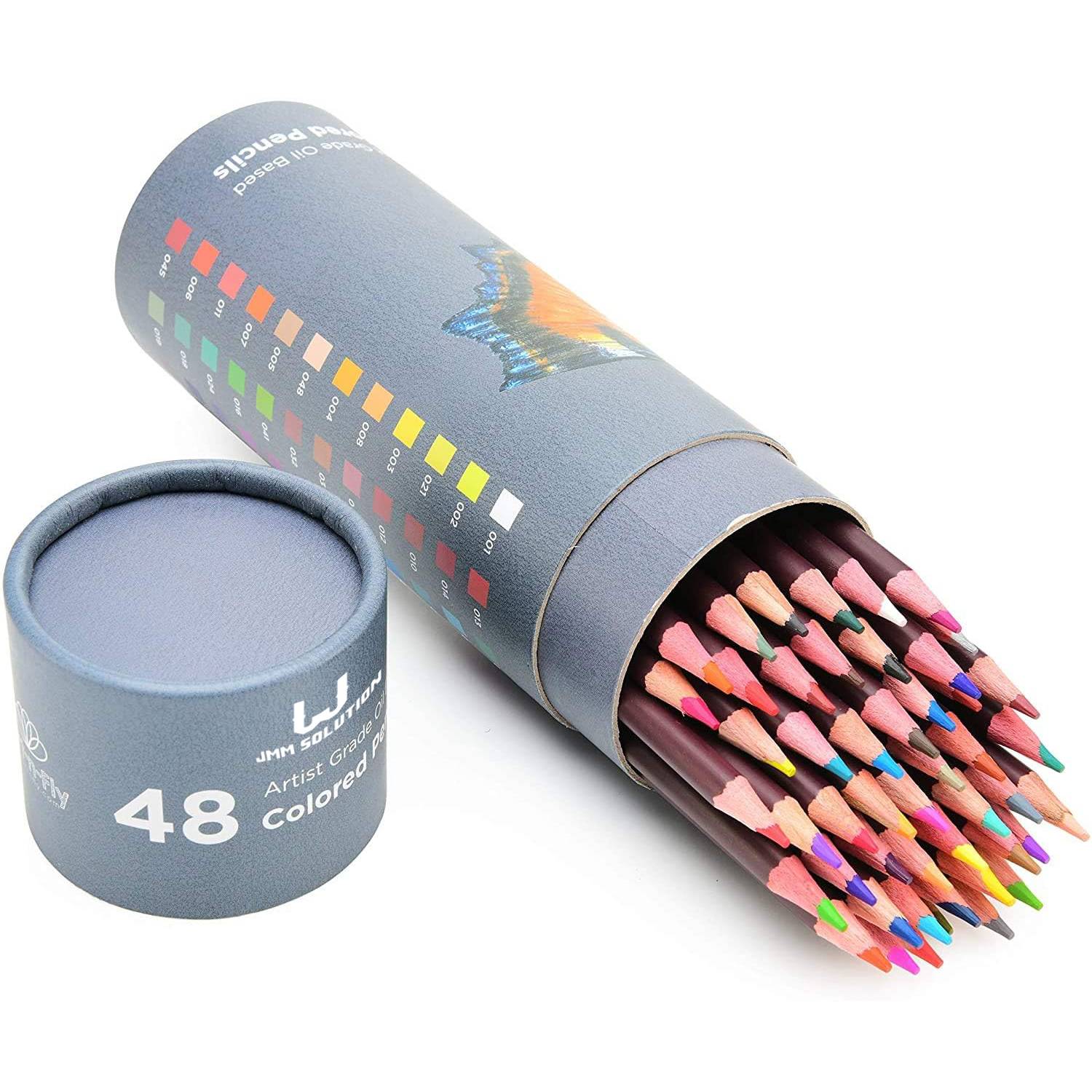 48 Piece Oil-Based Colored Pencils Set 2