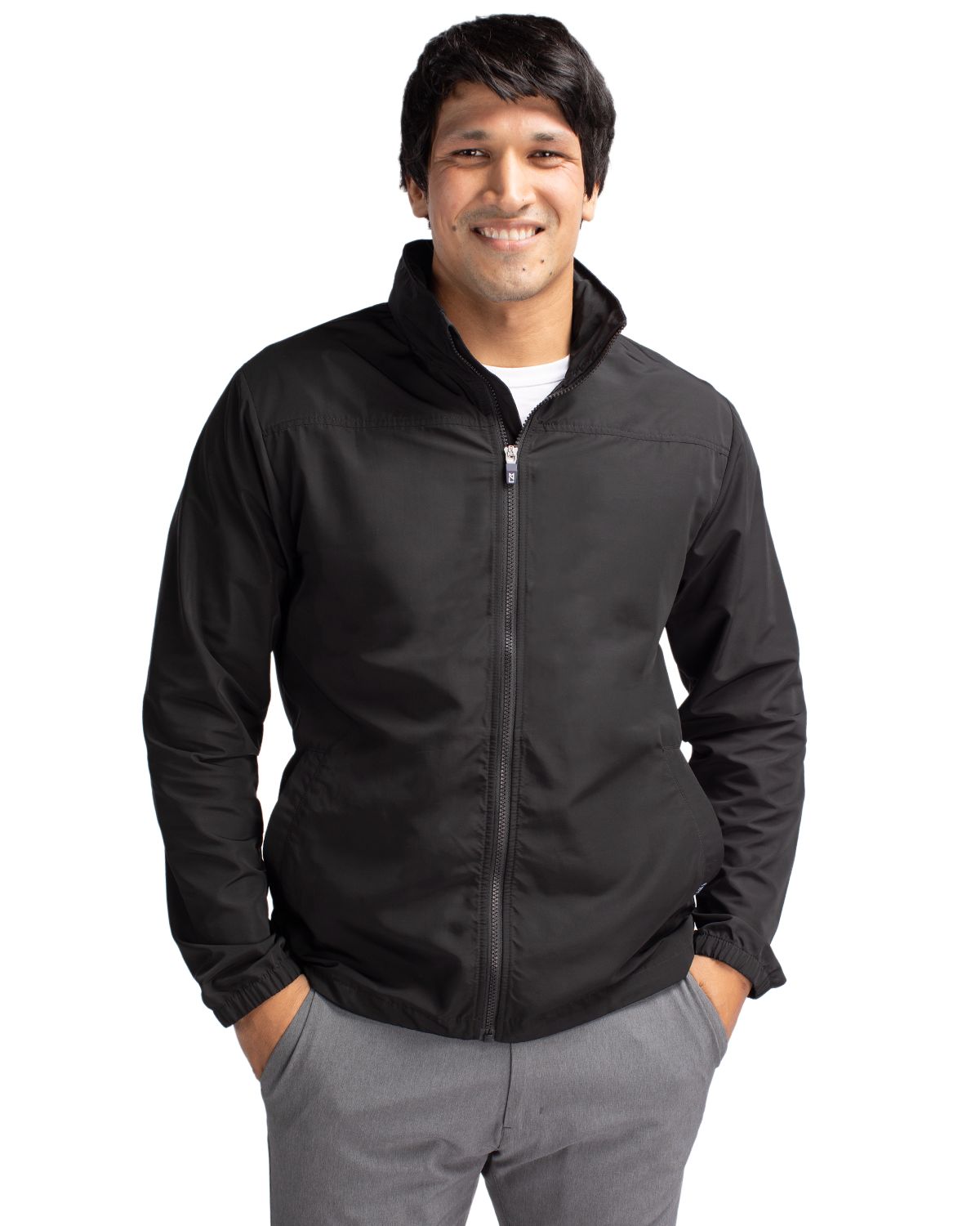 Cutter & Buck Charter Recycled Packable Mens Full Zip Jacket 8