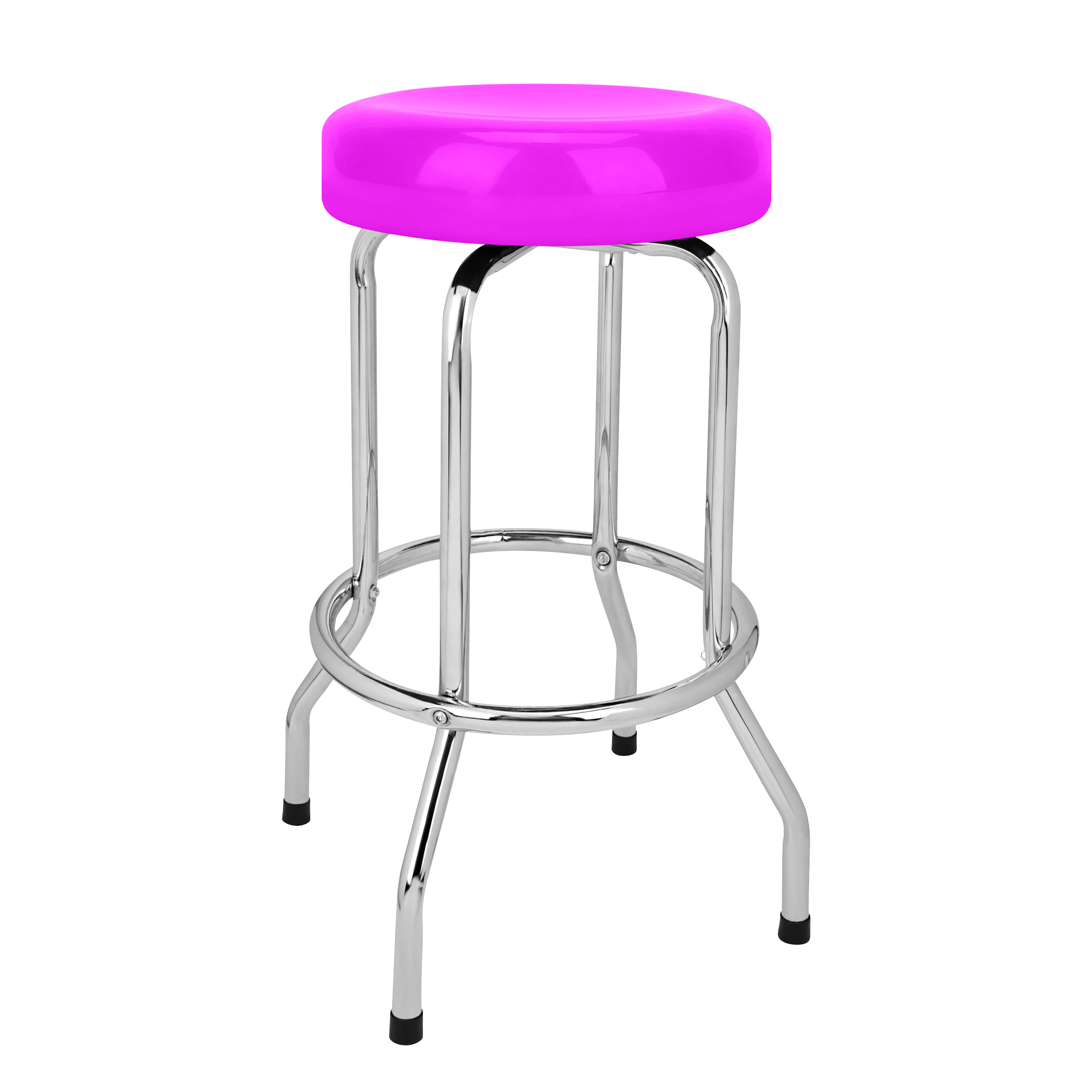 Rotatable PVC Bar Stool 25'' 11