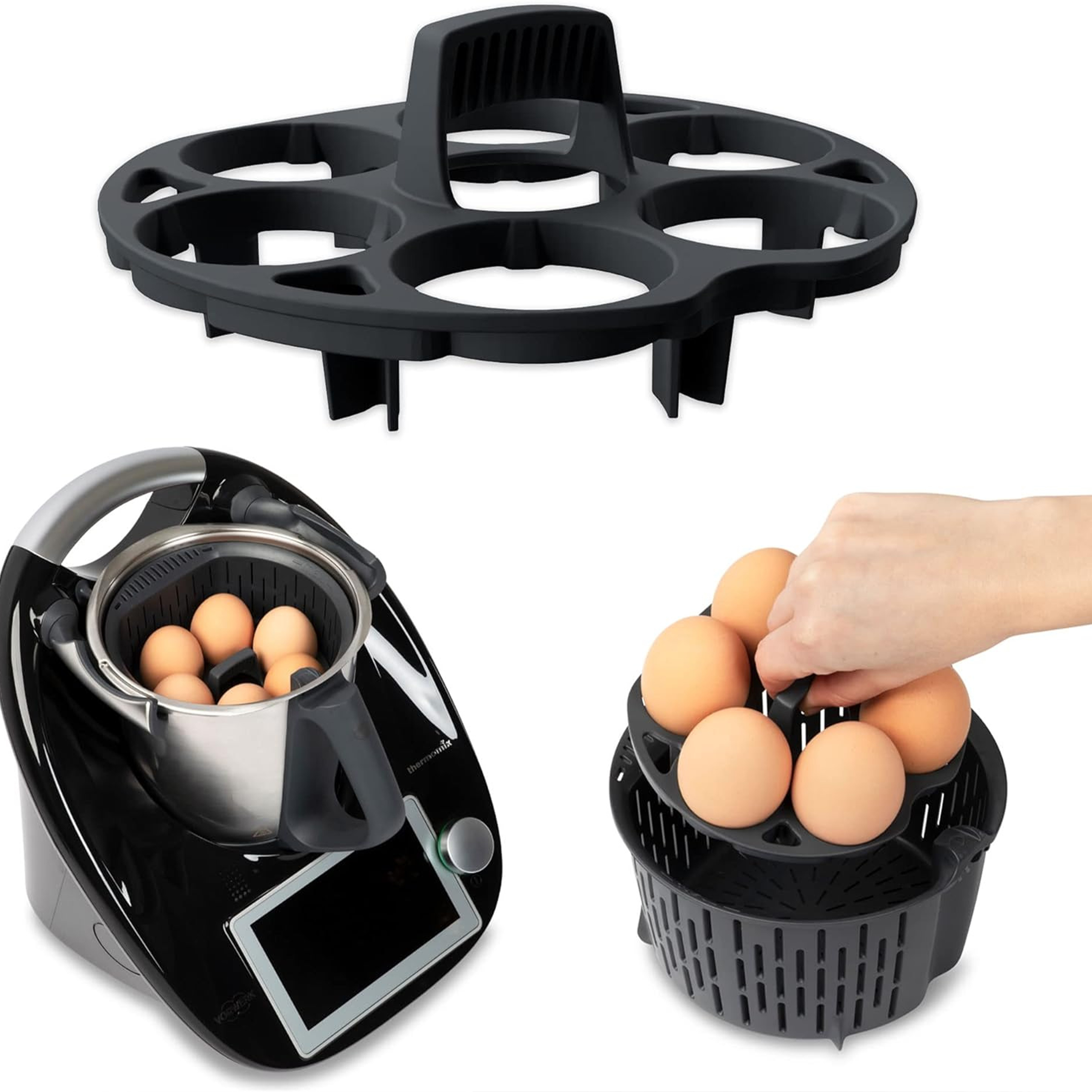 Polypropylene Home Kitchen Egg Rack 7