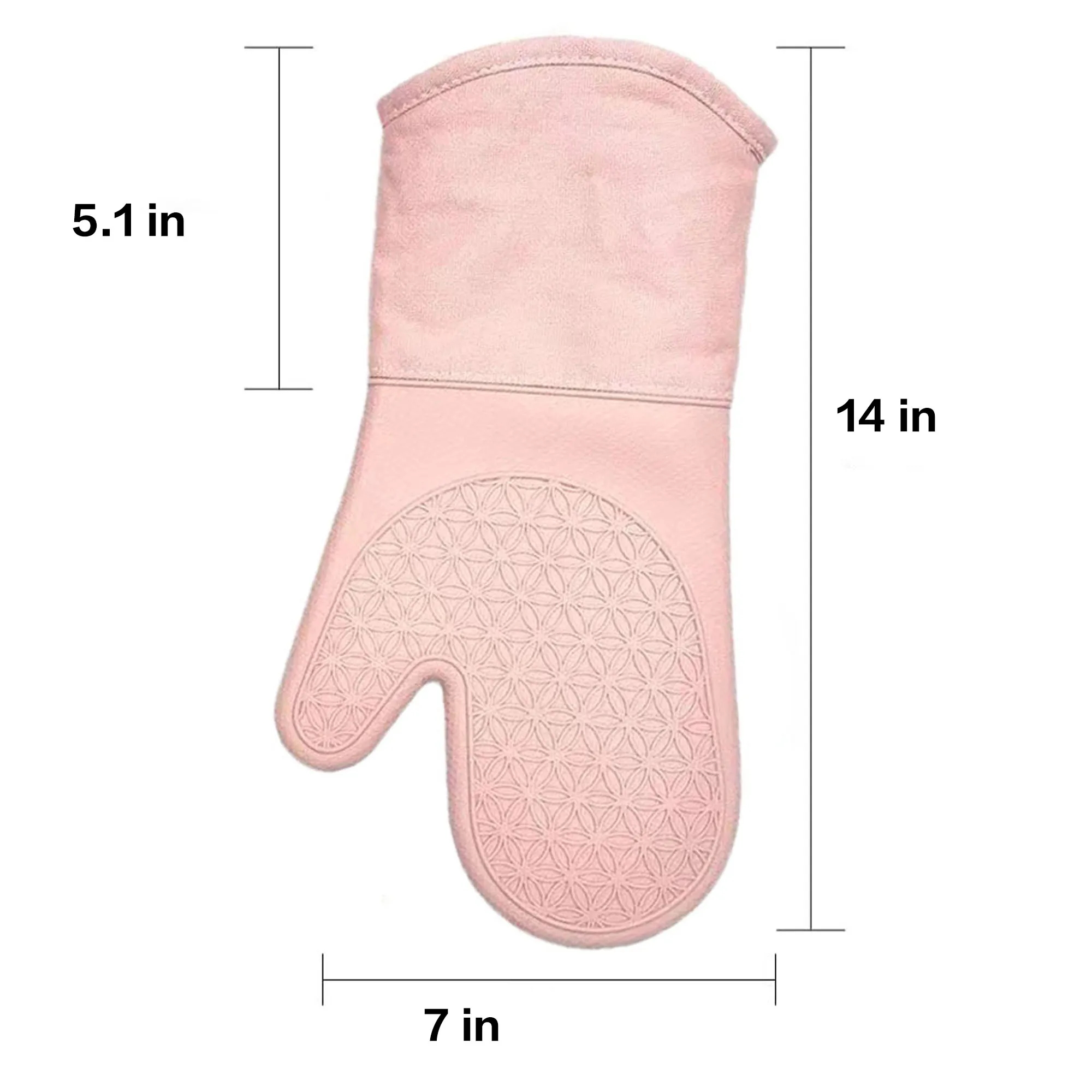 Extra Long Professional Silicone Oven Mitts 2