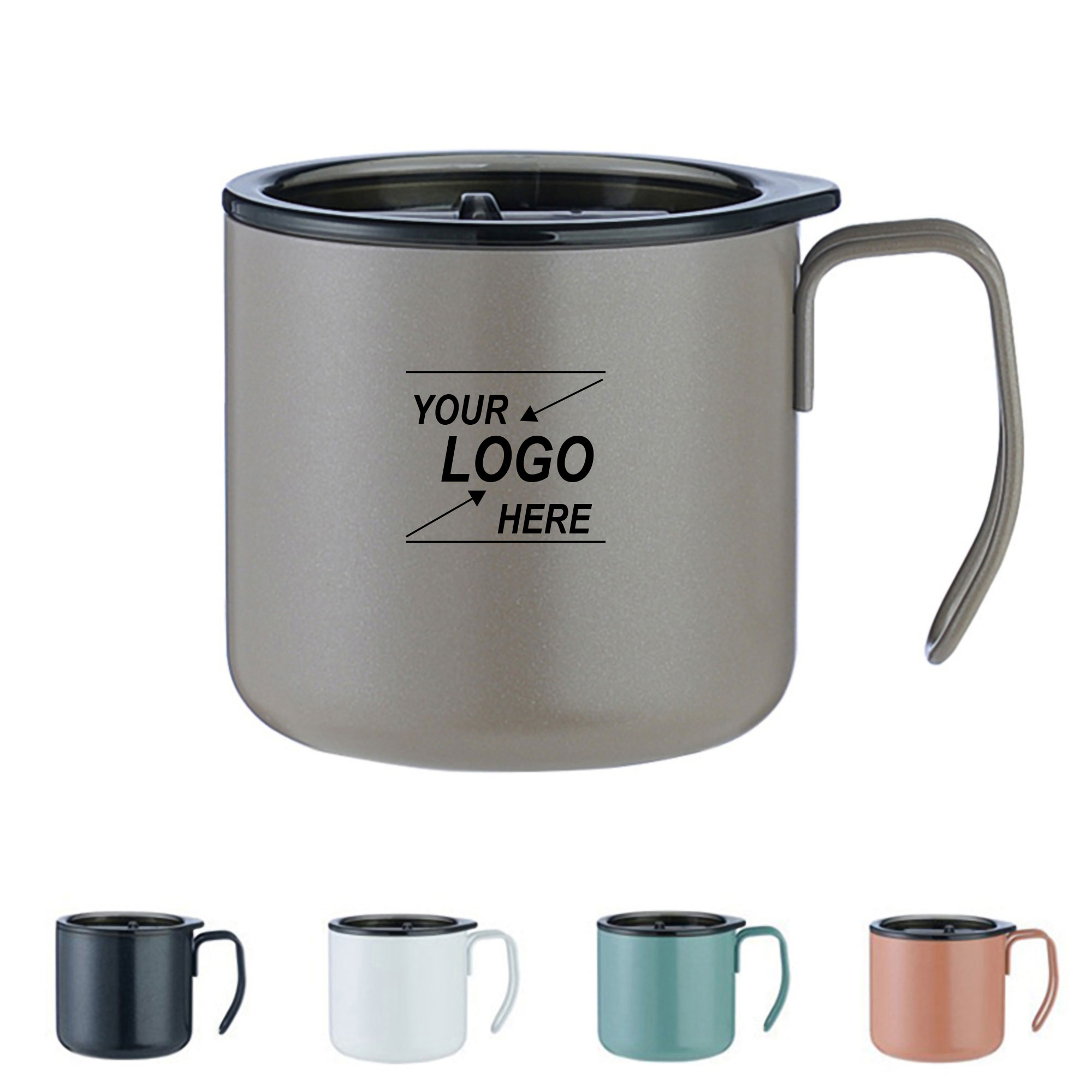 12 Oz. Stainless Steel Insulated Coffee Mug