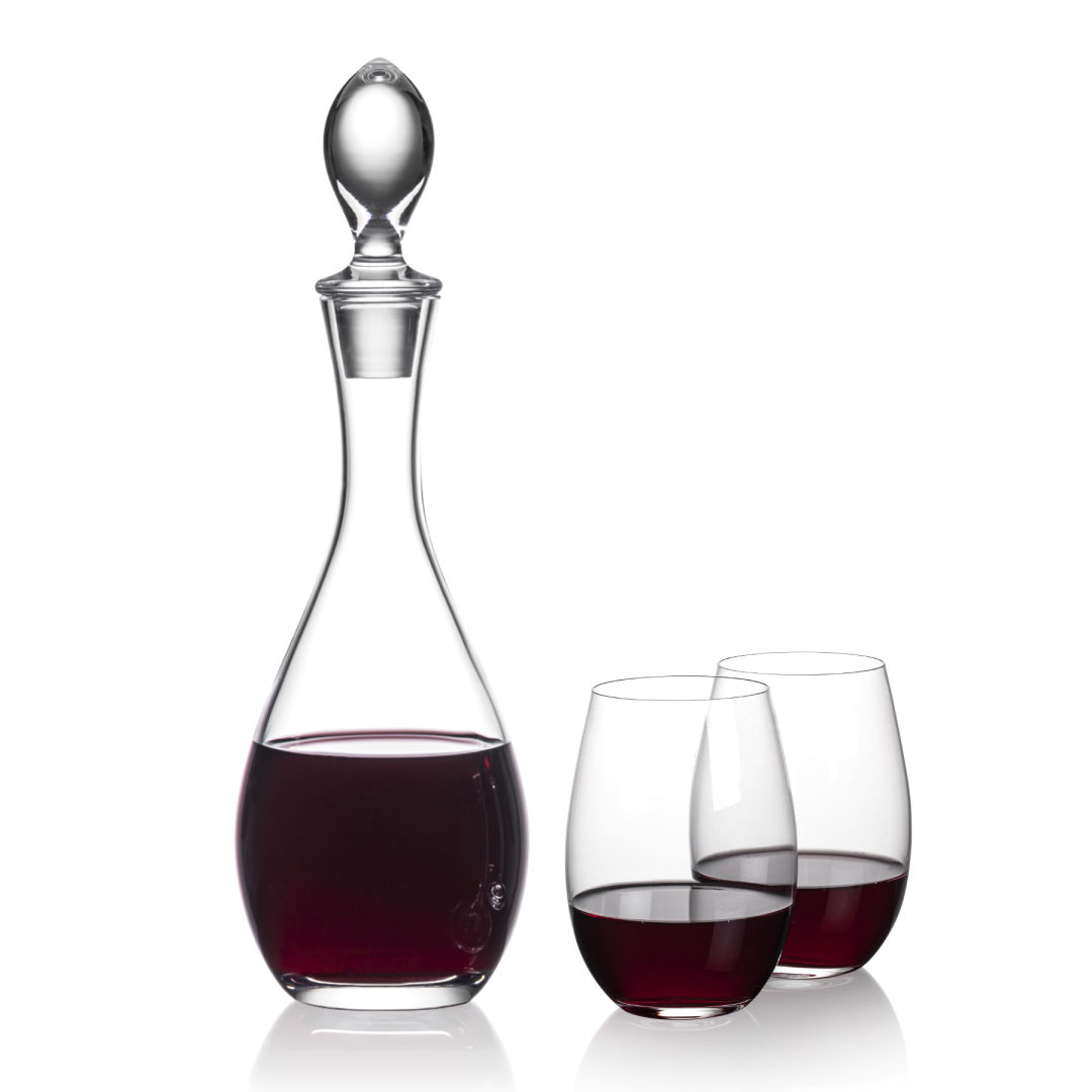 Malvern Decanter & Laurent Stemless Wine 4