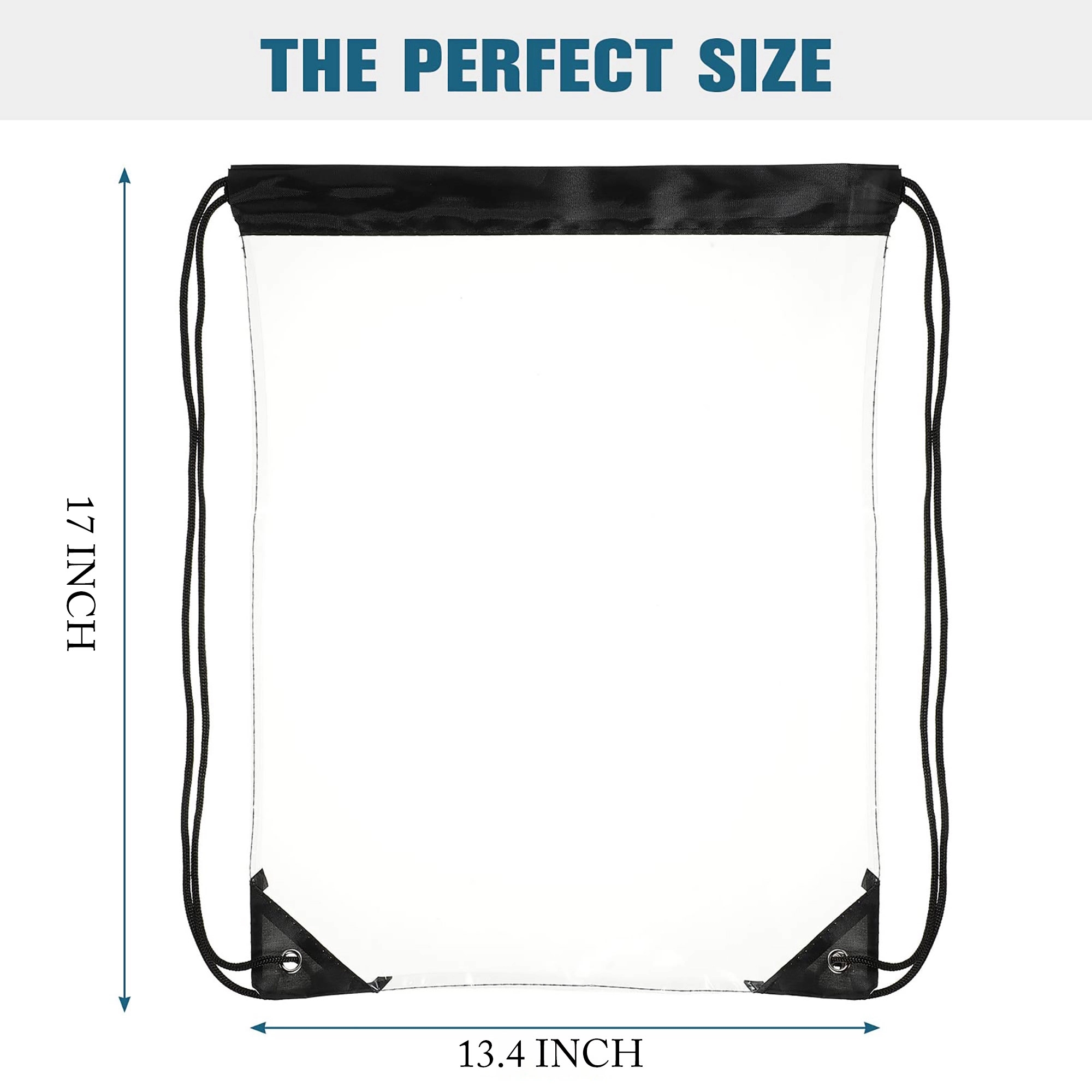 PVC Clear Drawstring Backpack 1