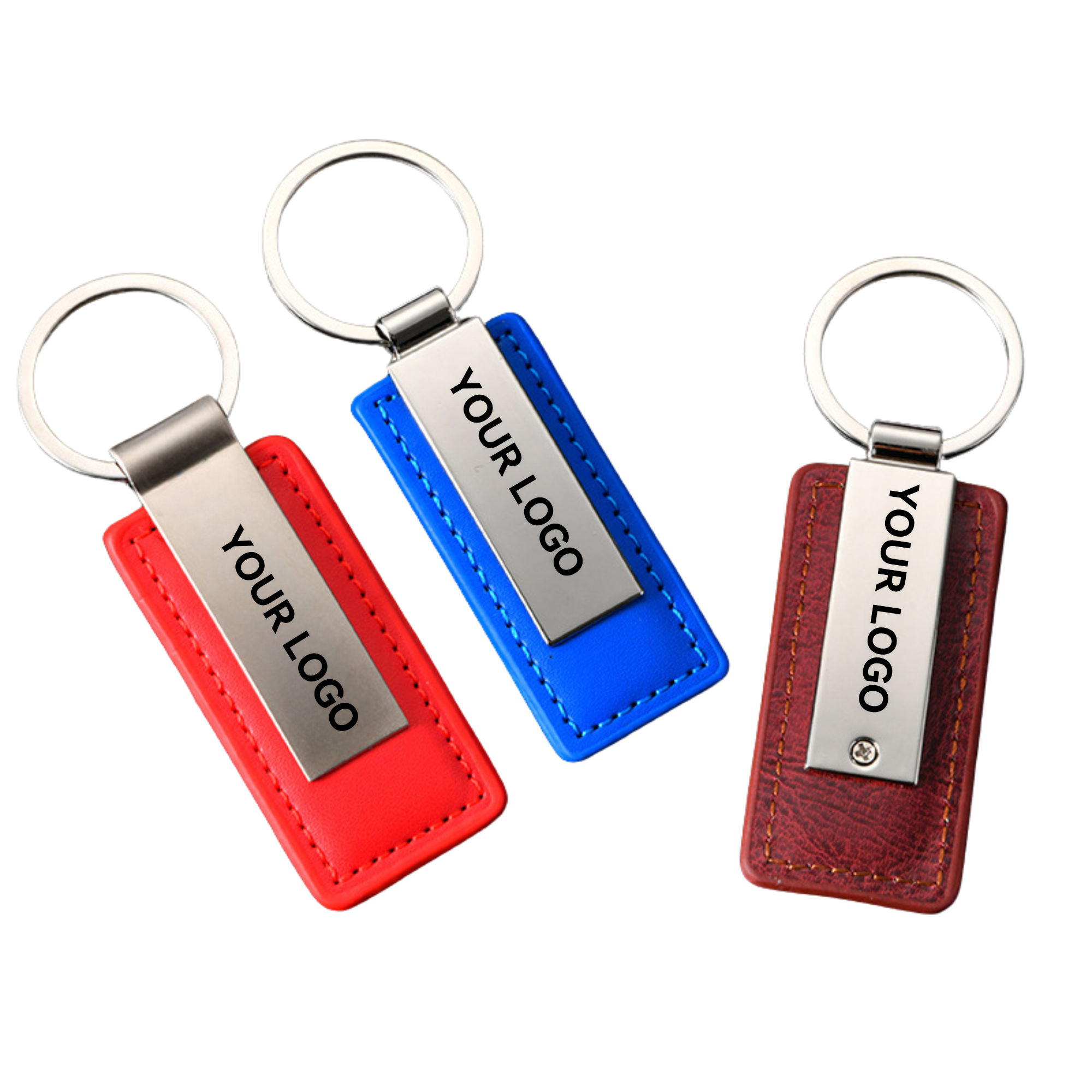 Premium Leather and Metal Car Keychain 3