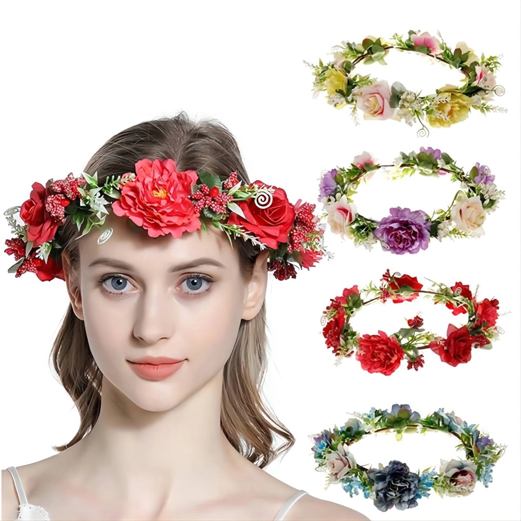 Flower Wreath Garland Headband 3